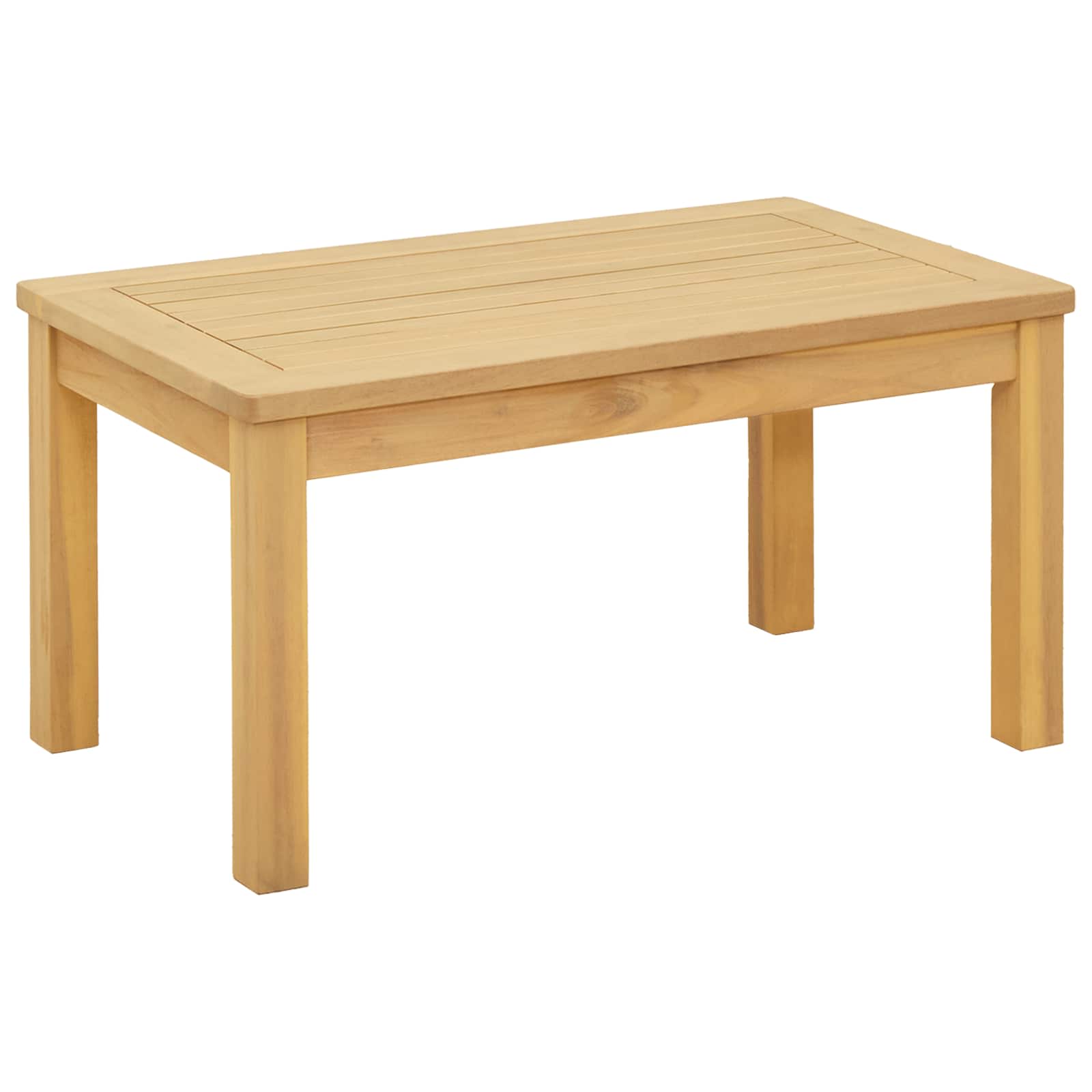 Salontafel Licht acacia 70 x 40 x 36 cm Massief Acaciahout is nu te koop bij PeponiXL, paradijselijk wonen!