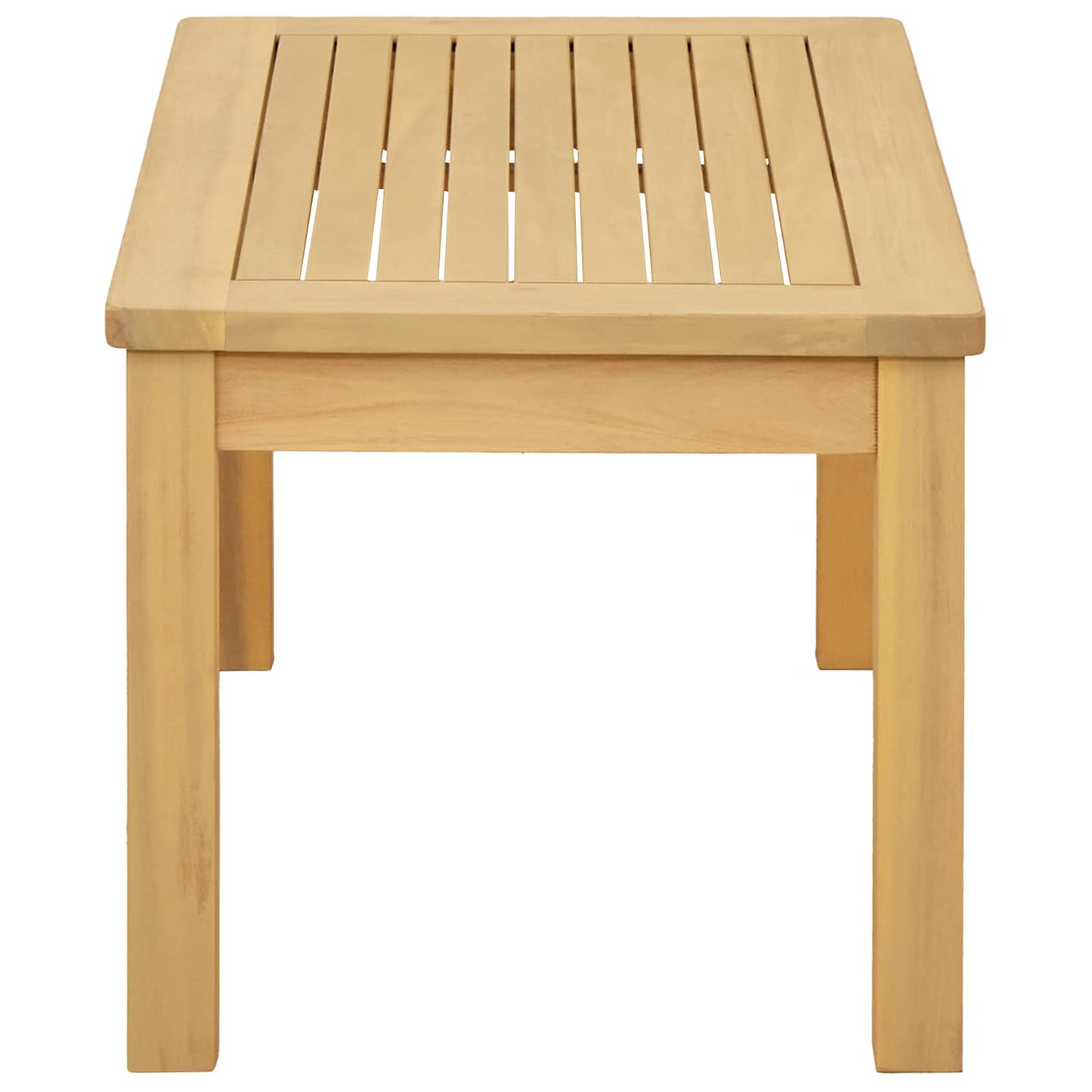 Salontafel Licht acacia 70 x 40 x 36 cm Massief Acaciahout is nu te koop bij PeponiXL, paradijselijk wonen!
