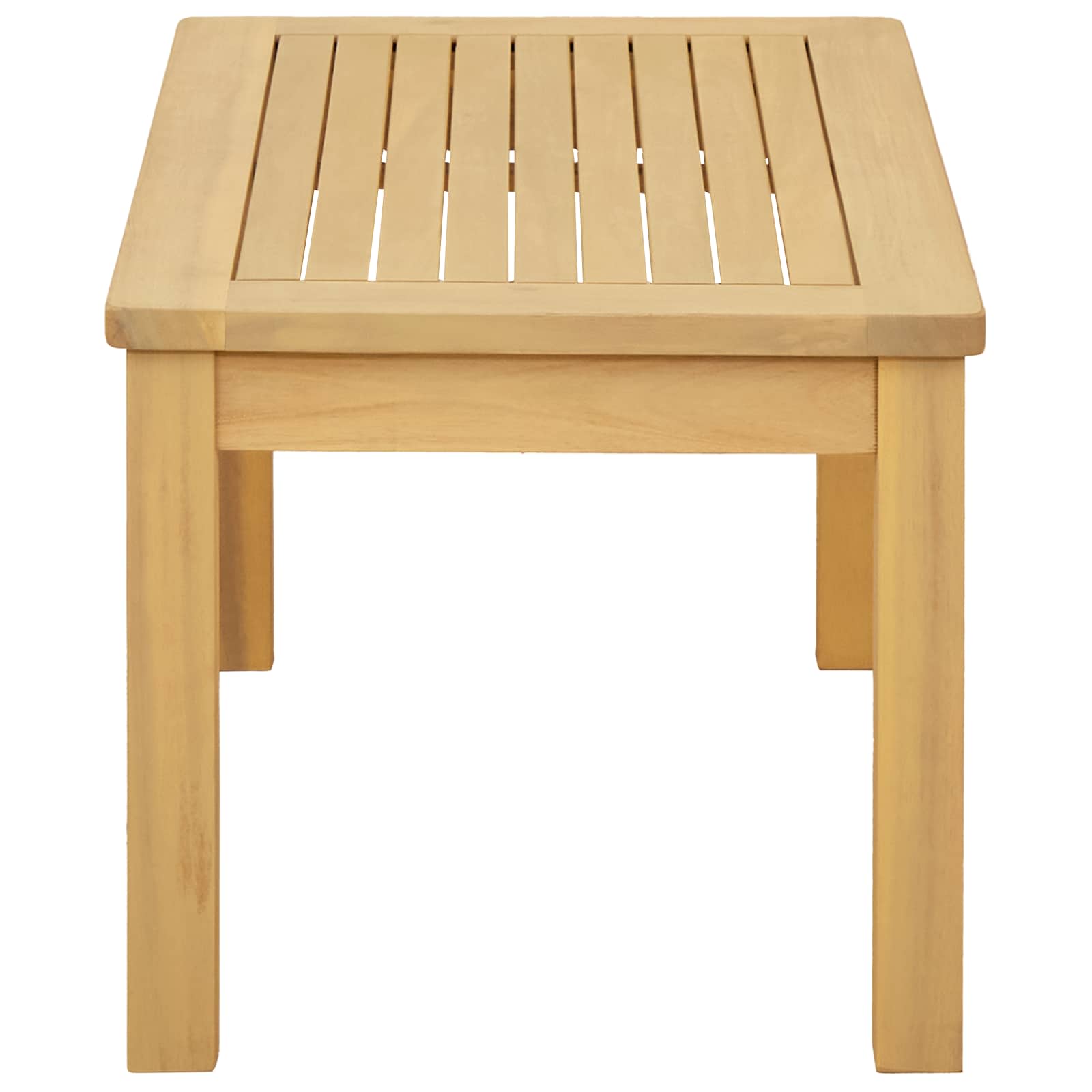 Salontafel Licht acacia 70 x 40 x 36 cm Massief Acaciahout is nu te koop bij PeponiXL, paradijselijk wonen!