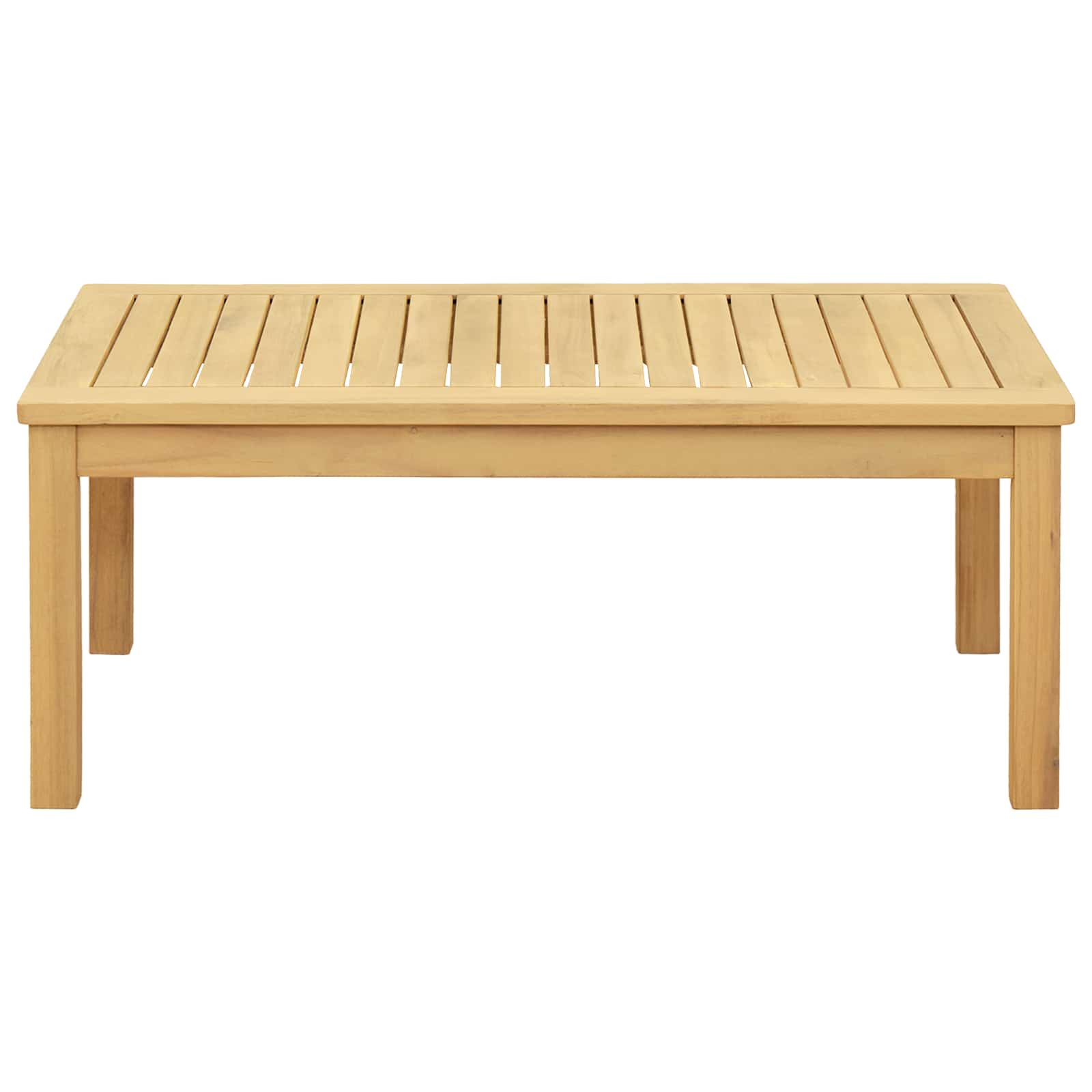Salontafel Licht acacia 90 x 50 x 36 cm Massief Acaciahout is nu te koop bij PeponiXL, paradijselijk wonen!