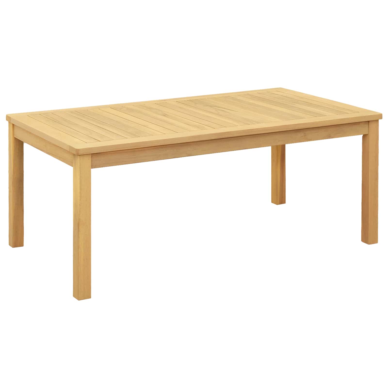Salontafel Licht acacia 110 x 60 x 45 cm Massief Acaciahout is nu te koop bij PeponiXL, paradijselijk wonen!