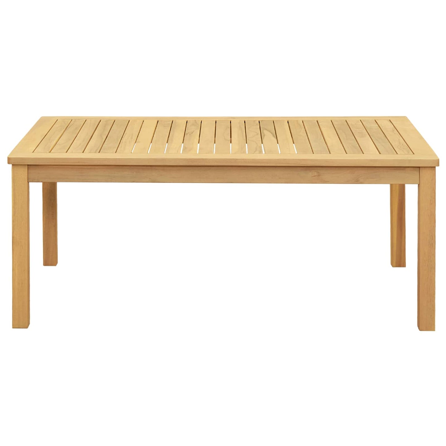 Salontafel Licht acacia 110 x 60 x 45 cm Massief Acaciahout is nu te koop bij PeponiXL, paradijselijk wonen!