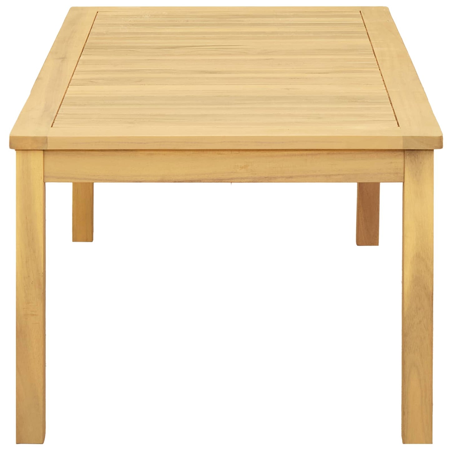 Salontafel Licht acacia 110 x 60 x 45 cm Massief Acaciahout is nu te koop bij PeponiXL, paradijselijk wonen!