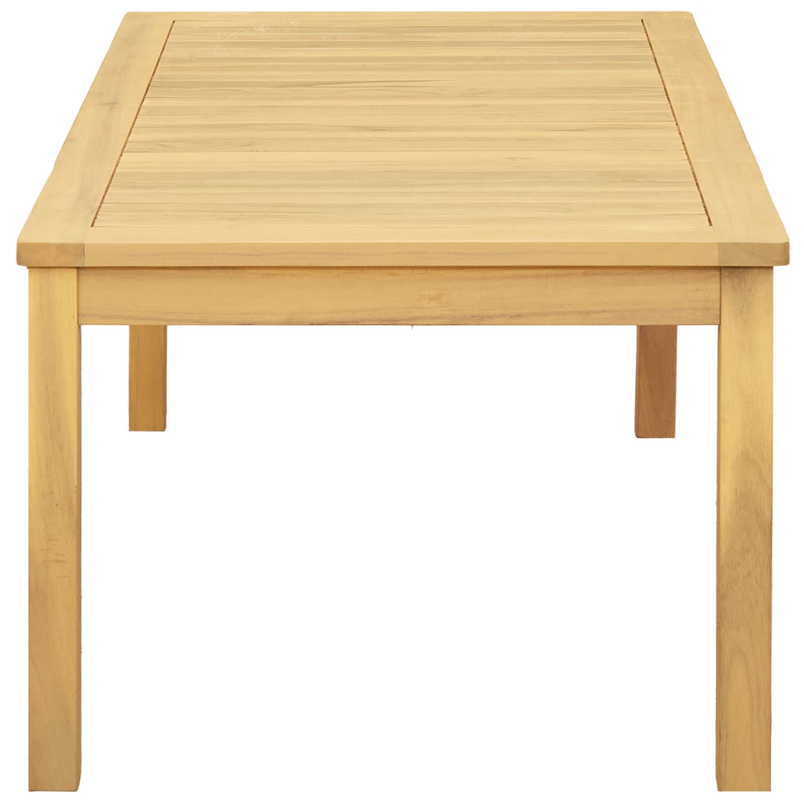 Salontafel Licht acacia 110 x 60 x 45 cm Massief Acaciahout is nu te koop bij PeponiXL, paradijselijk wonen!