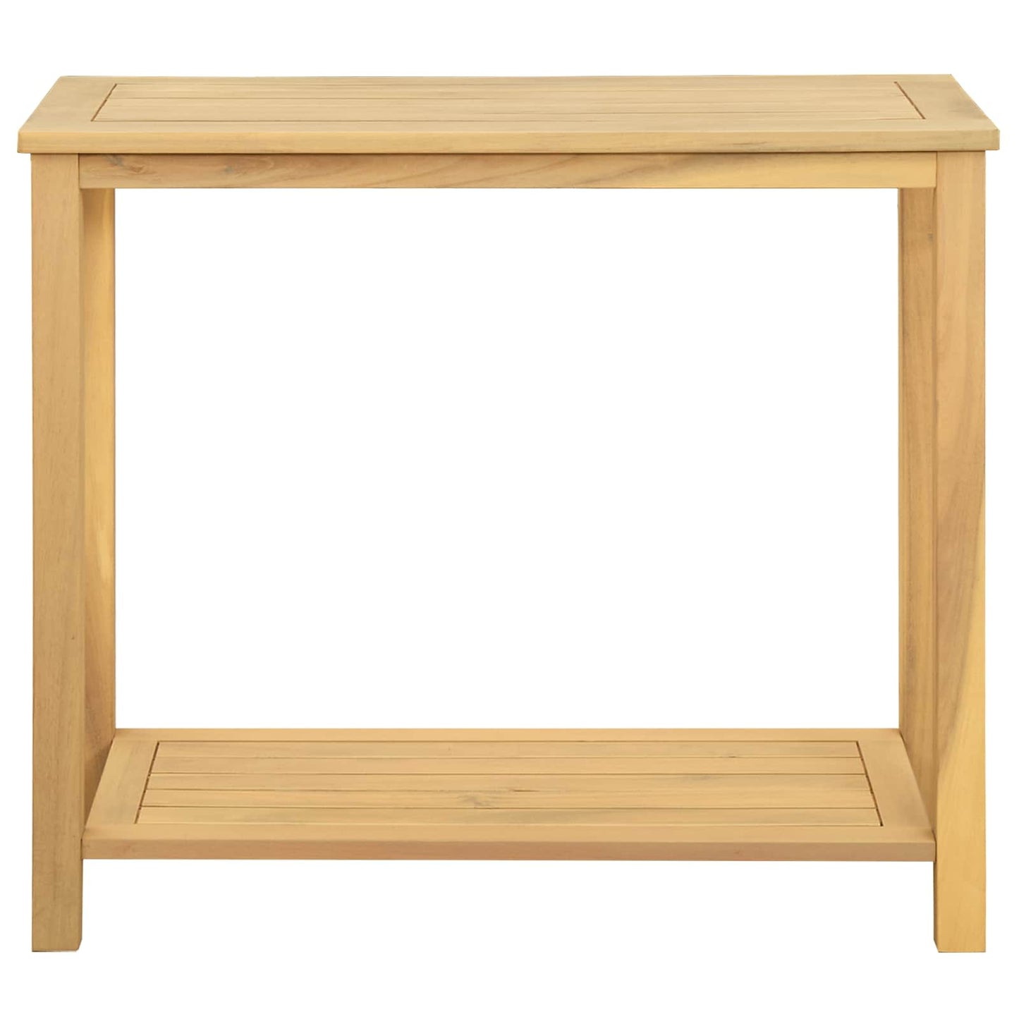 Tuin Console Tafel met opslag Licht acacia 80 x 35 x 75 cm is nu te koop bij PeponiXL, paradijselijk wonen!