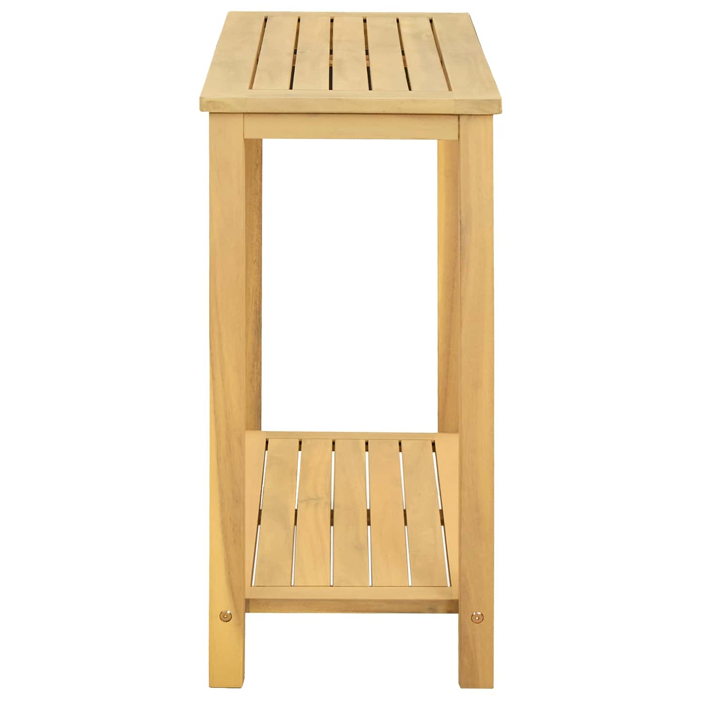 Tuin Console Tafel met opslag Licht acacia 80 x 35 x 75 cm is nu te koop bij PeponiXL, paradijselijk wonen!