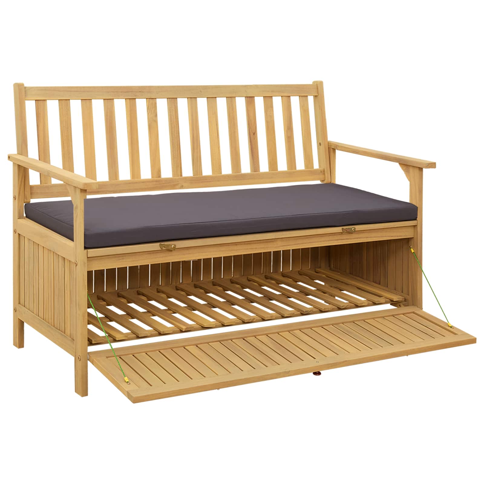 Opslagbank met kussen met opslag met de deur is nu te koop bij PeponiXL, paradijselijk wonen!