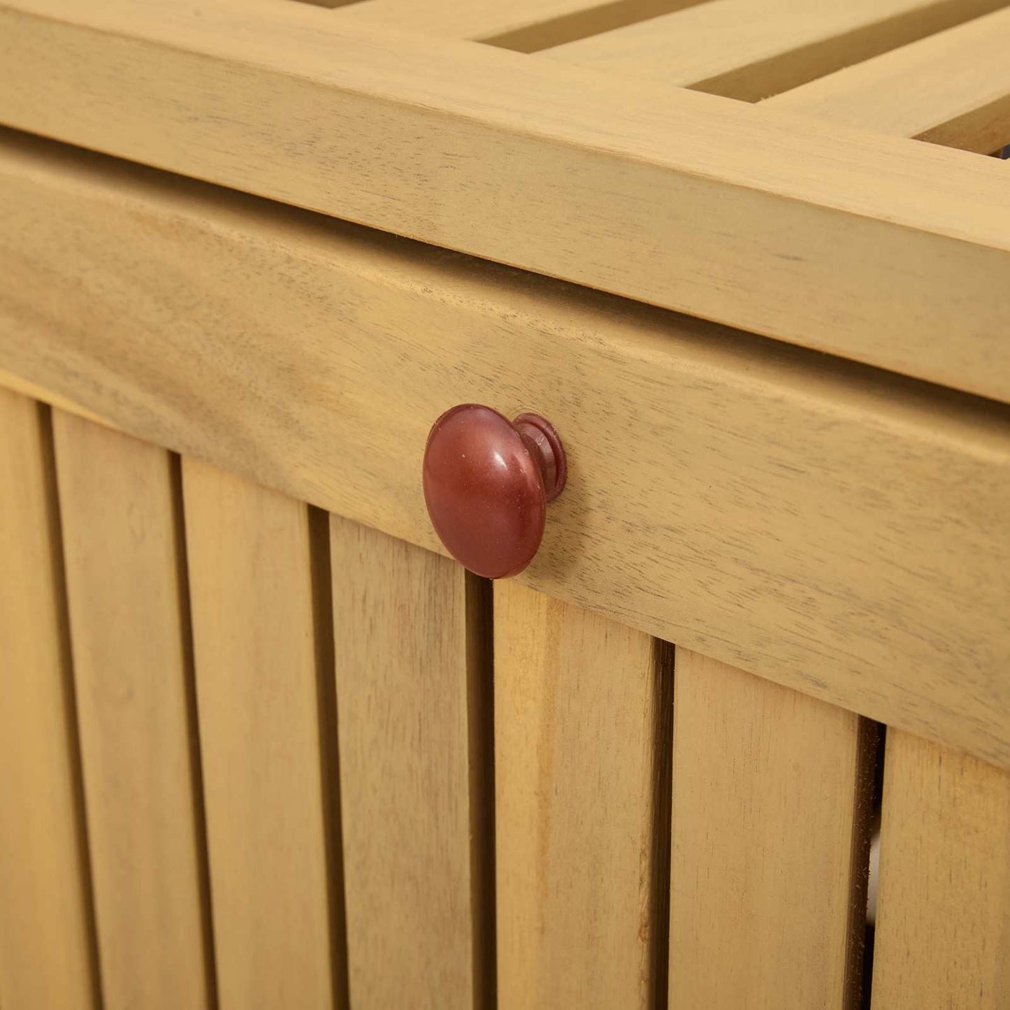 Opslagbank met opslag met de deur Massief Acacia is nu te koop bij PeponiXL, paradijselijk wonen!