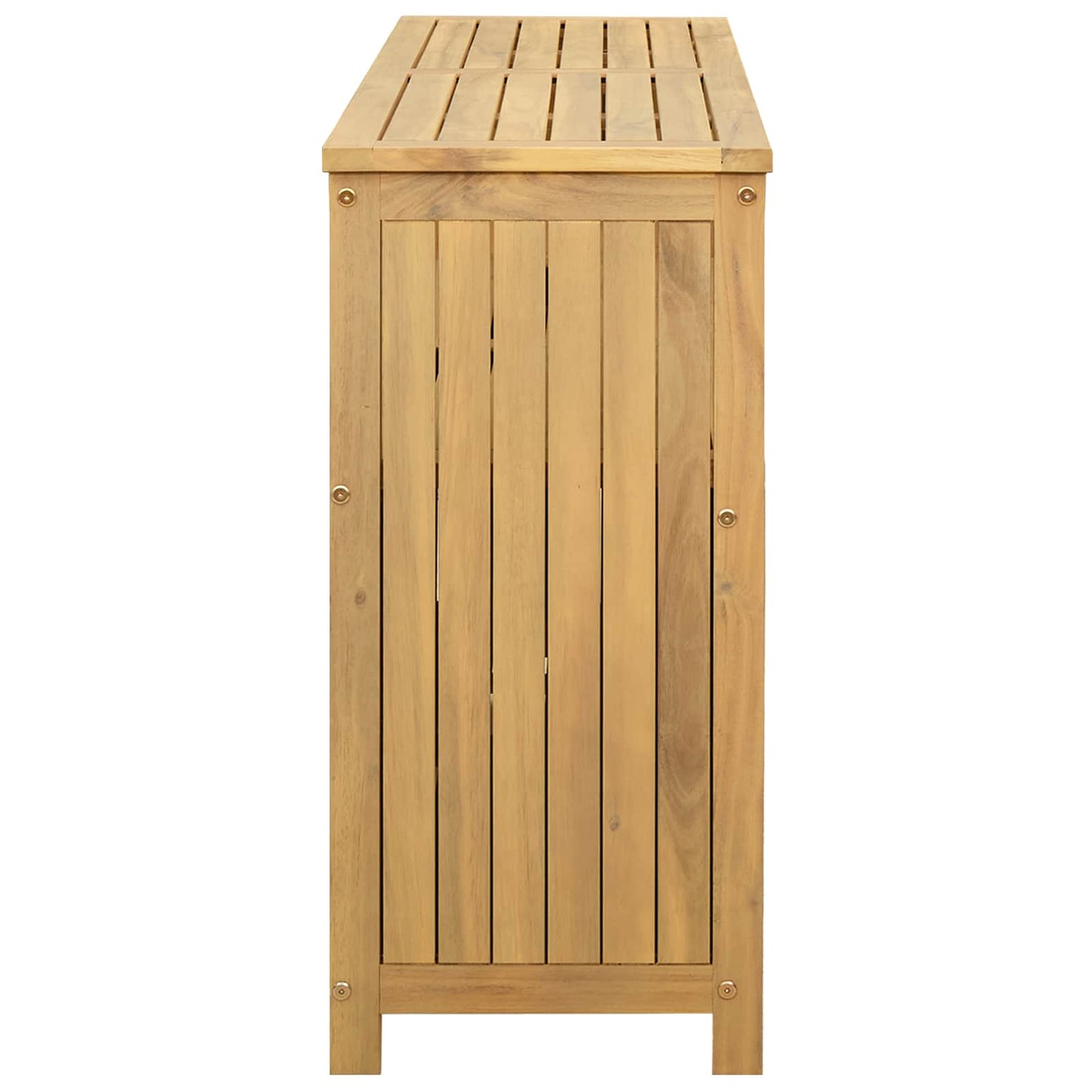 Tuin Console Tafel met opslag Licht acacia 110 x 35 x 75 cm is nu te koop bij PeponiXL, paradijselijk wonen!