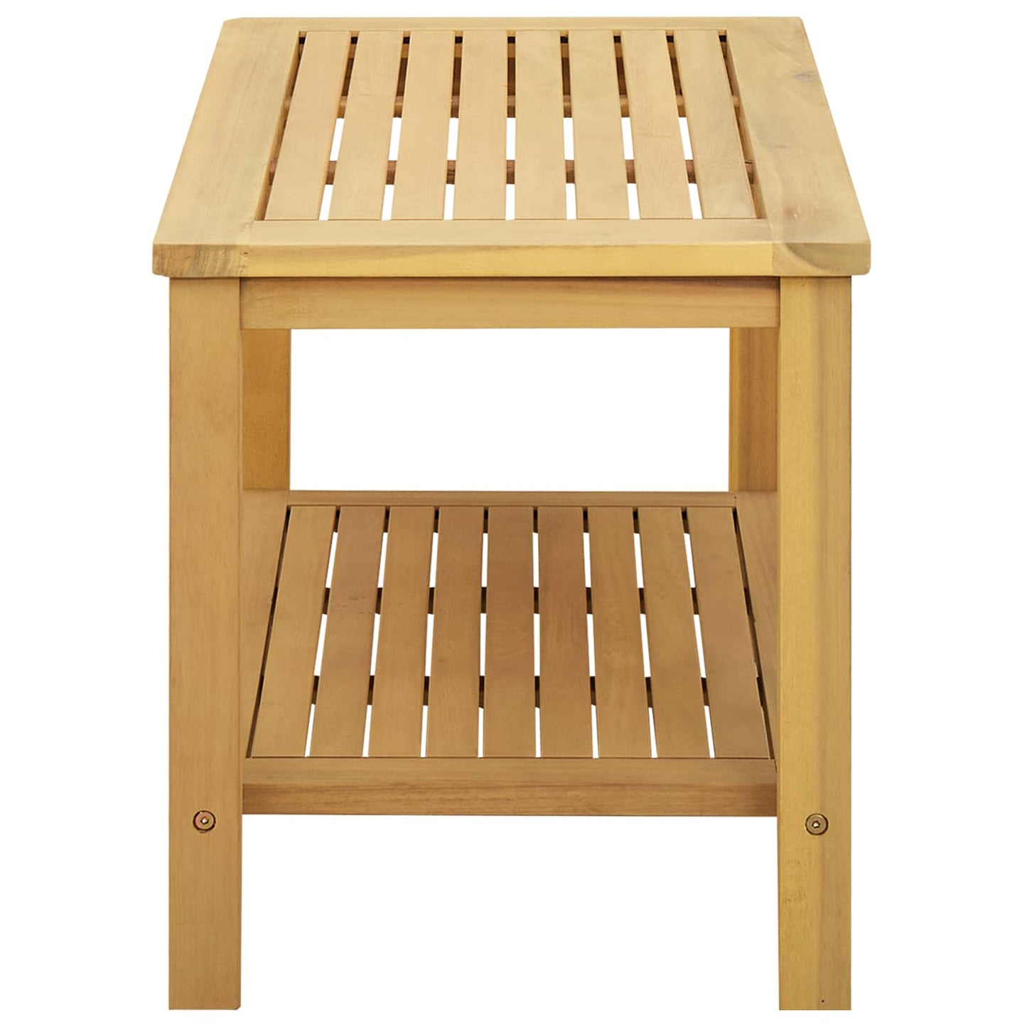 Bijzettafel Olie naturel 70 x 40 x 45 cm Massief Acaciahout is nu te koop bij PeponiXL, paradijselijk wonen!