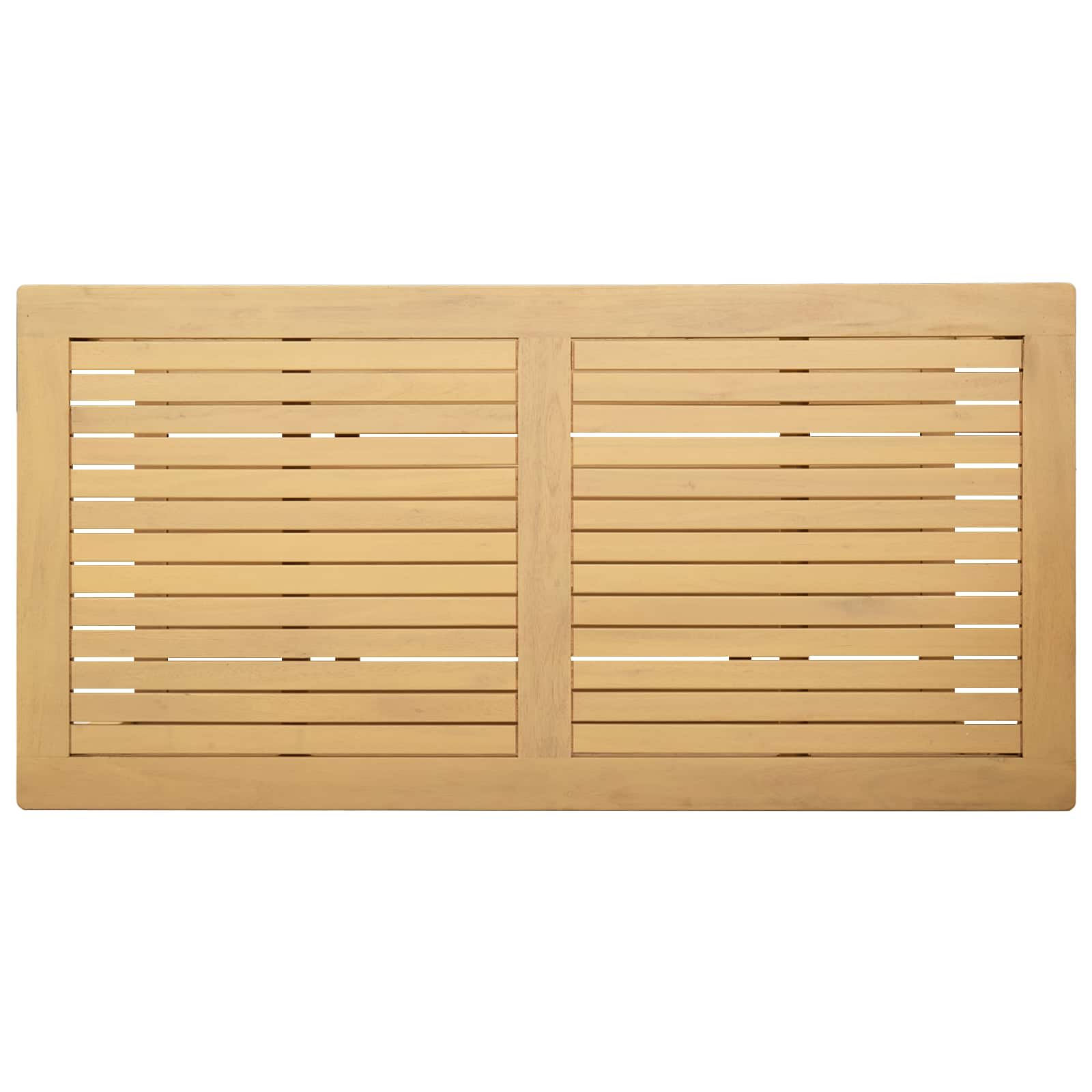 Bijzettafel Olie naturel 110 x 55 x 45 cm Massief Acaciahout is nu te koop bij PeponiXL, paradijselijk wonen!