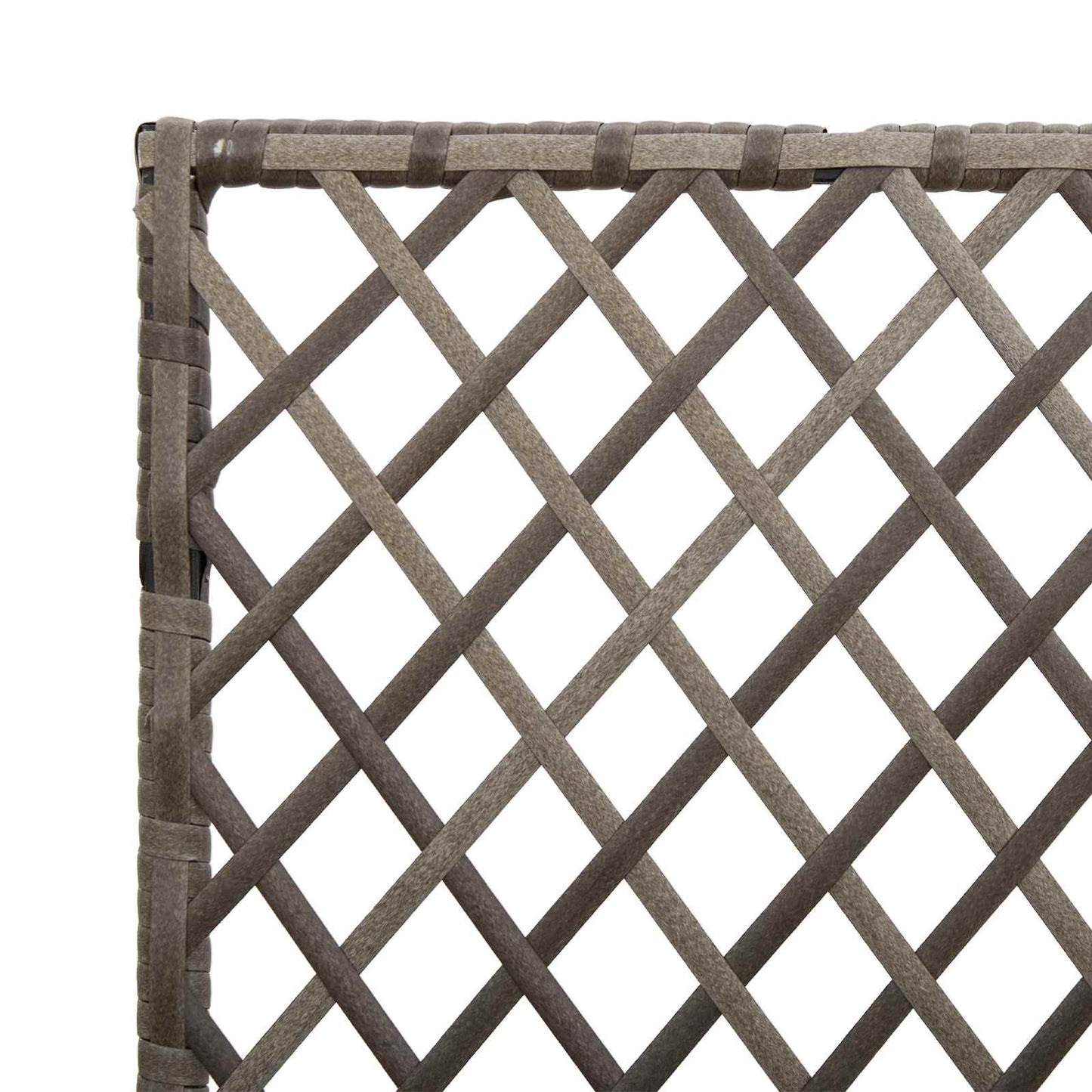 Tuindruppel met Trellis Grijs 35 x 30 x 135 cm poly rattan is nu te koop bij PeponiXL, paradijselijk wonen!