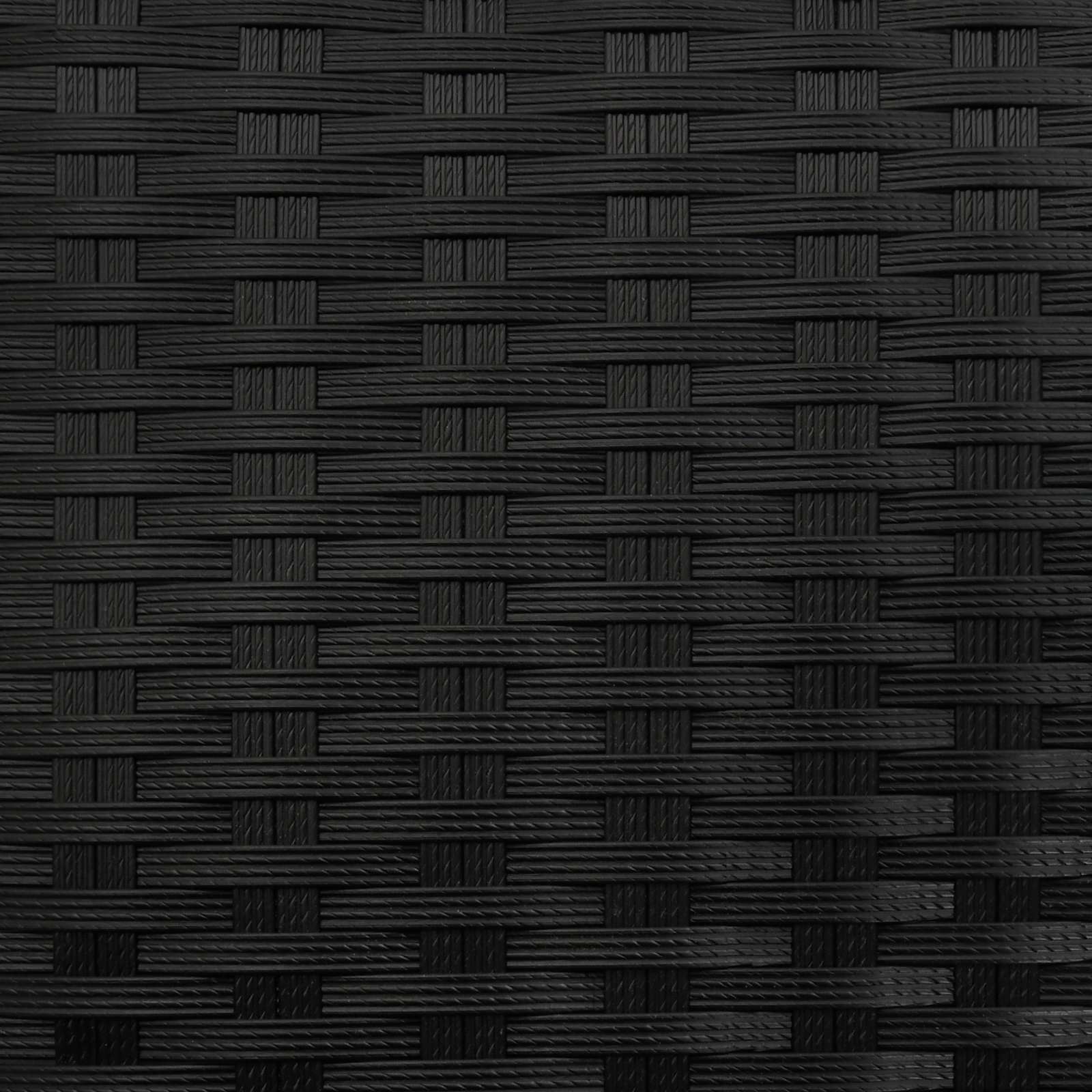 Buiten Afvalbak Zwart 40 x 40 x 80 cm poly rattan is nu te koop bij PeponiXL, paradijselijk wonen!