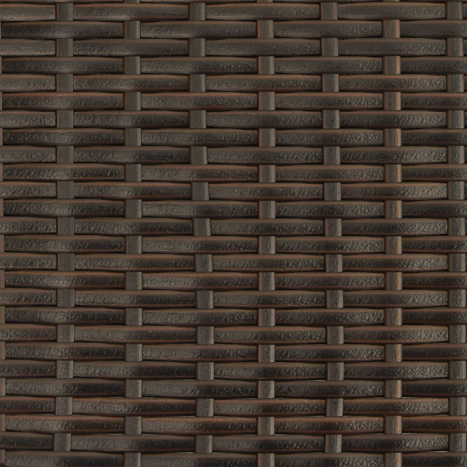 Buiten Afvalbak Bruin 40 x 40 x 80 cm poly rattan is nu te koop bij PeponiXL, paradijselijk wonen!