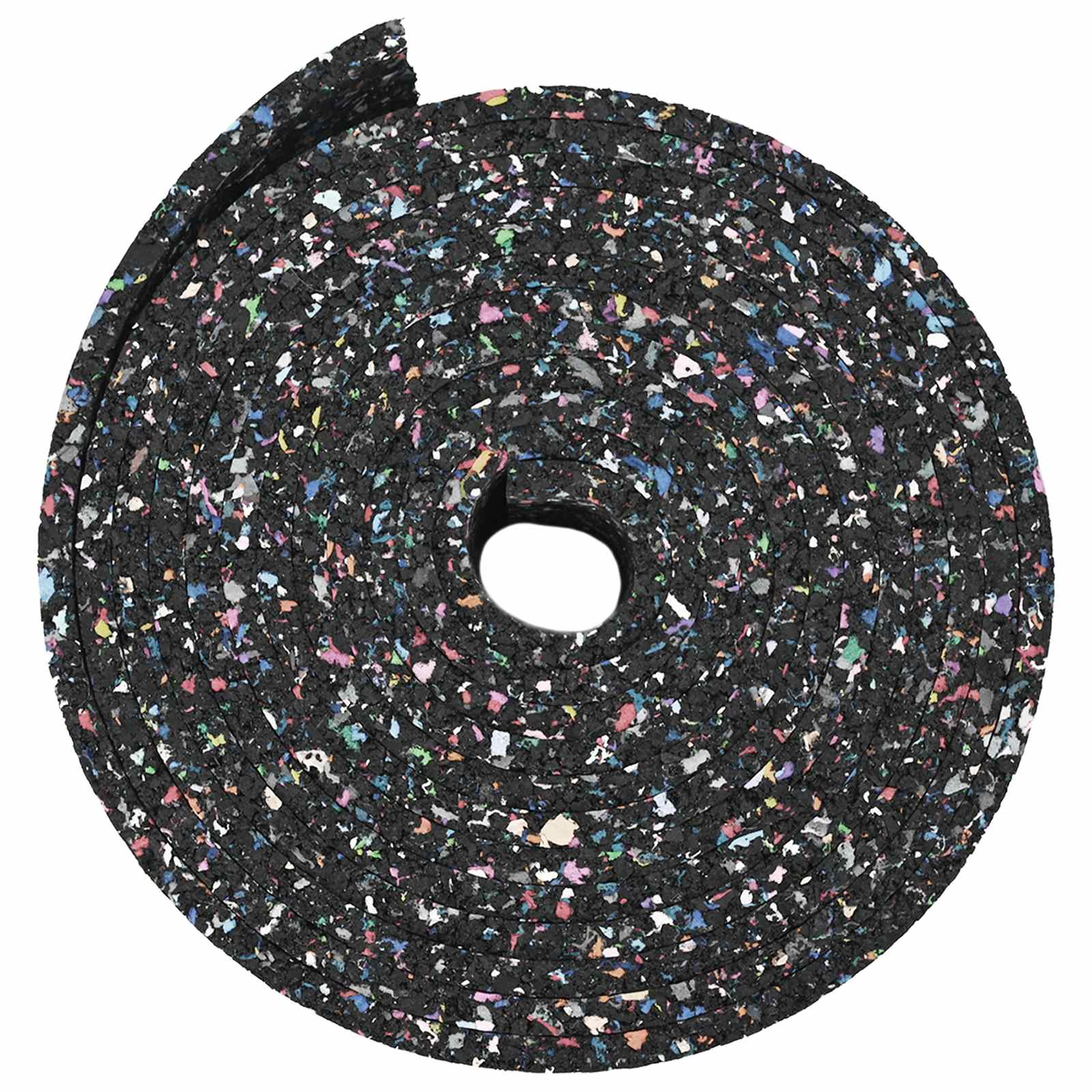 Rubbergranulaatrol Zwart 200 x 8 x 0,3 cm Rubber is nu te koop bij PeponiXL, paradijselijk wonen!