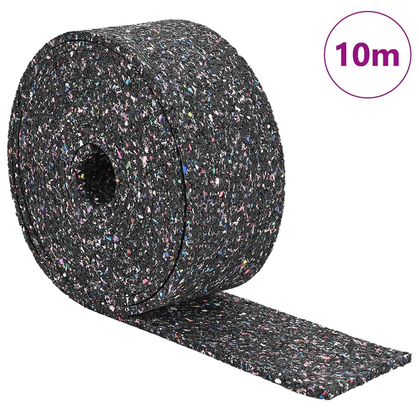 Rubbergranulaatrol Zwart 1000 x 8 x 0,3 cm Rubber is nu te koop bij PeponiXL, paradijselijk wonen!