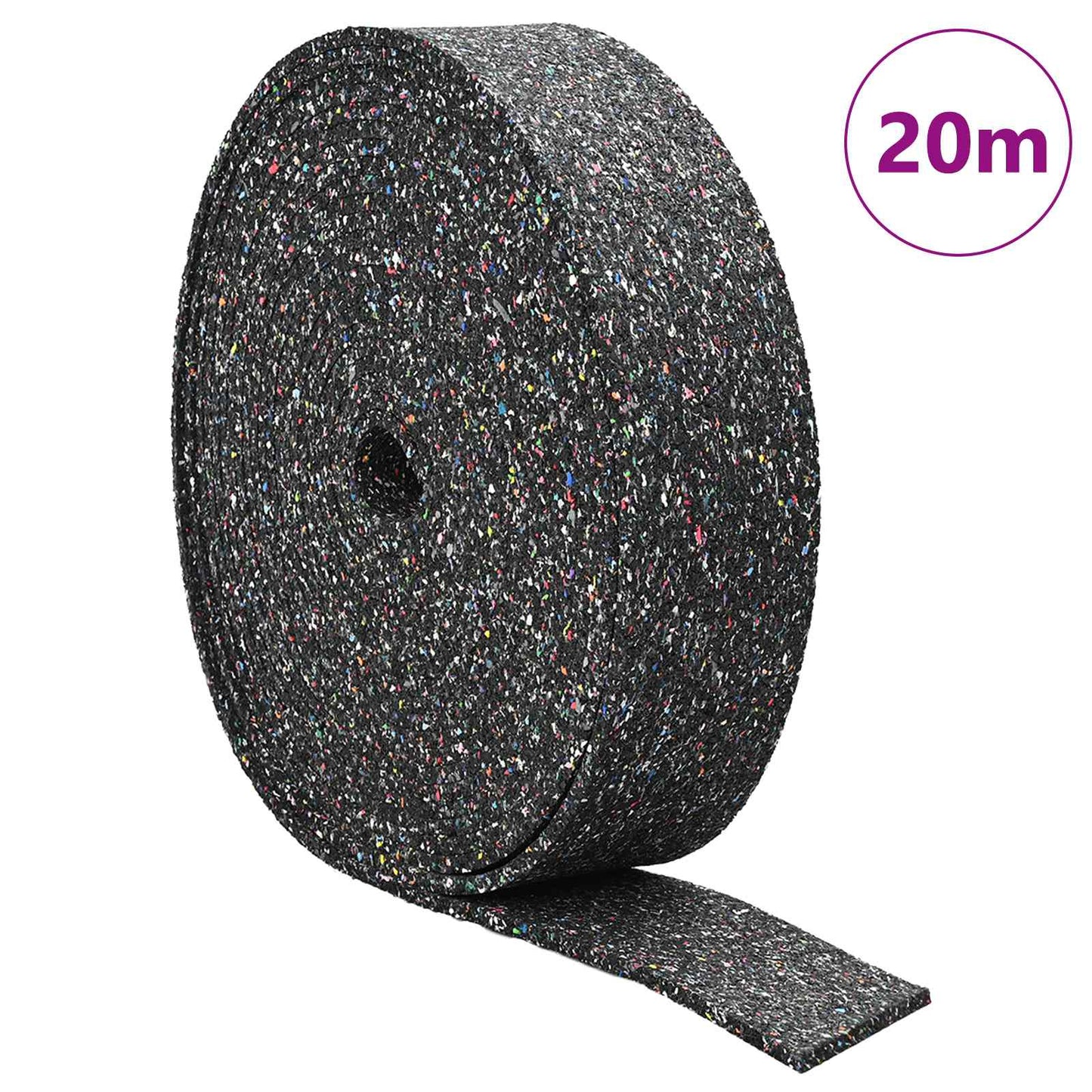 Rubbergranulaatrol Zwart 2000 x 8 x 0,3 cm Rubber is nu te koop bij PeponiXL, paradijselijk wonen!