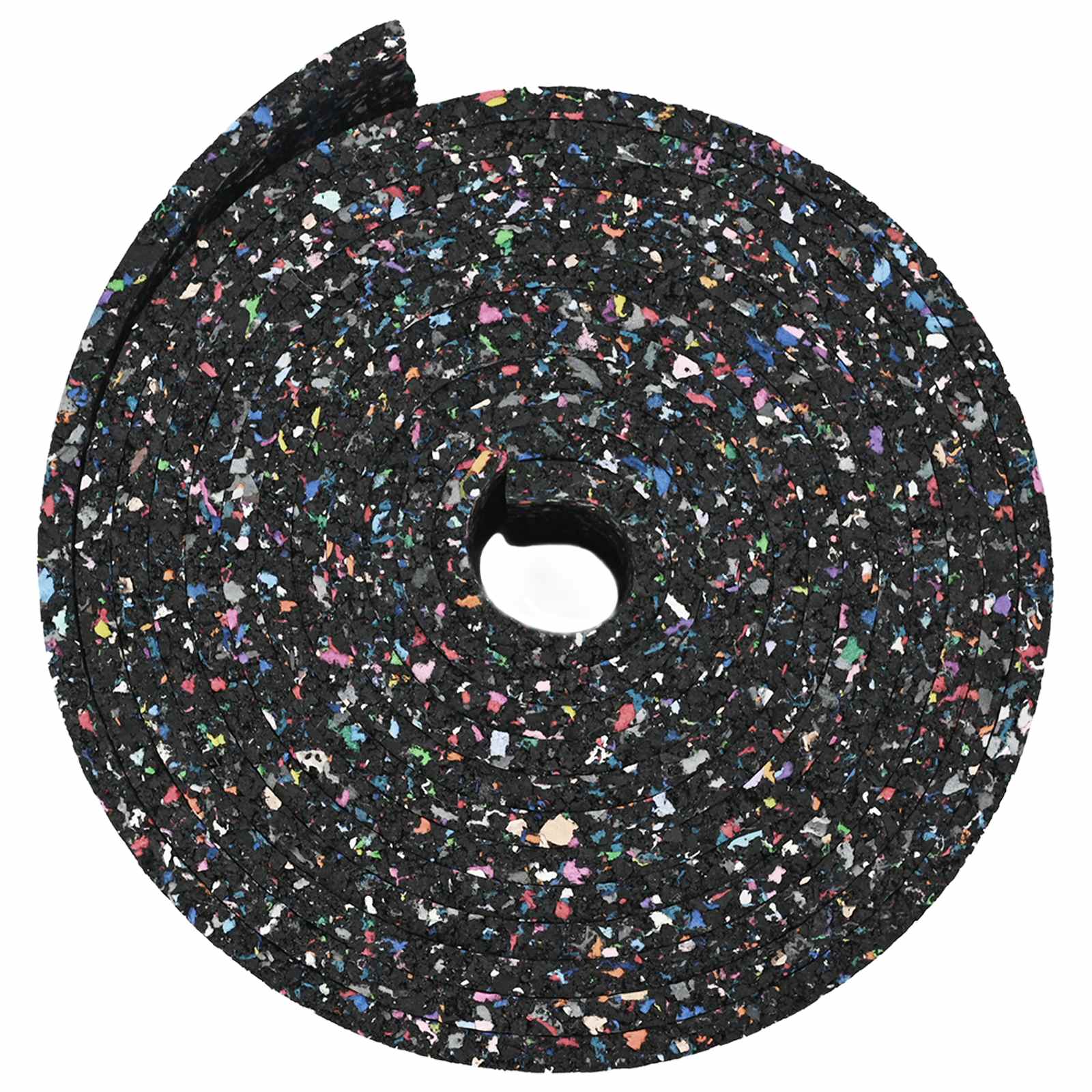 Rubbergranulaatrol Zwart 1000 x 10 x 0,3 cm Rubber is nu te koop bij PeponiXL, paradijselijk wonen!