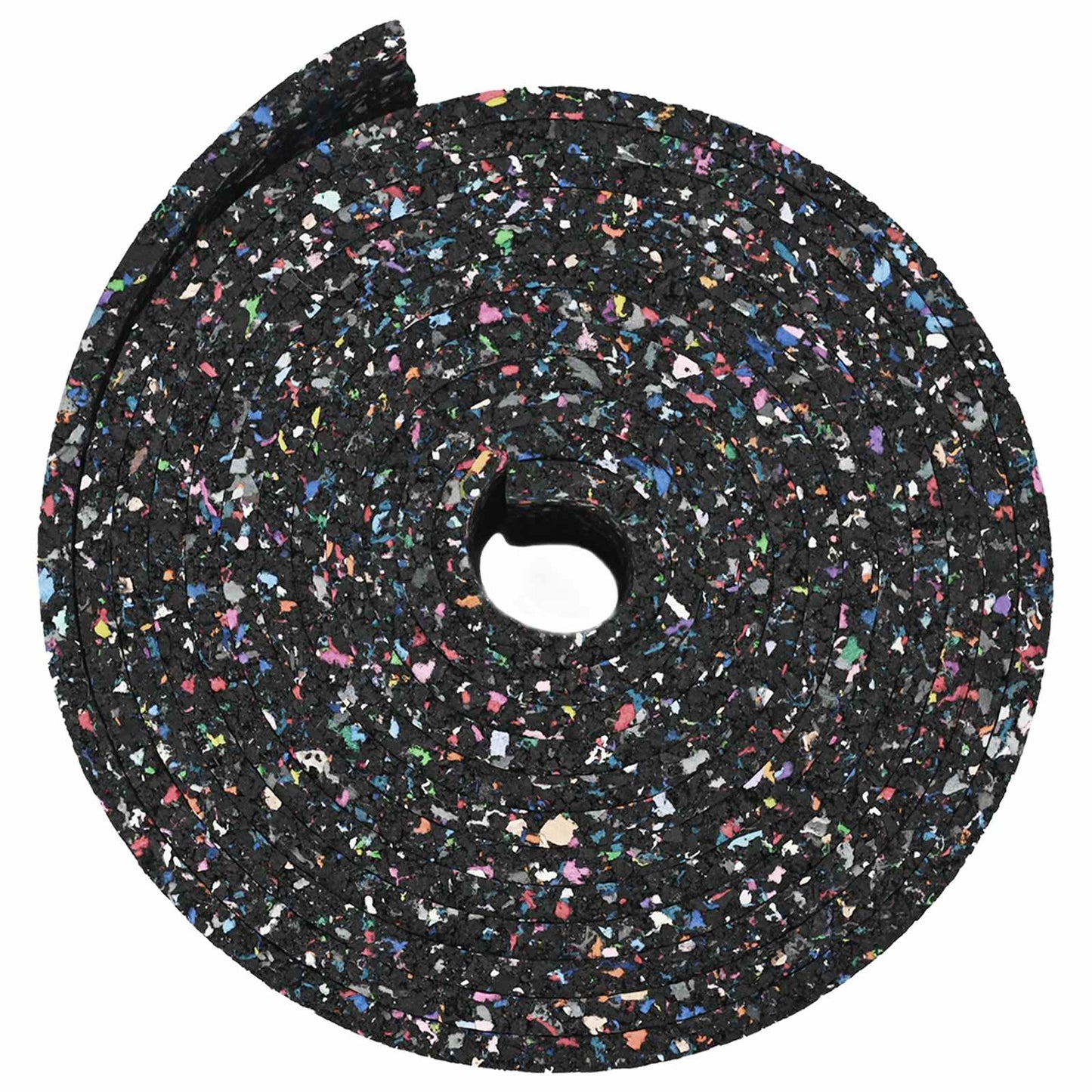 Rubbergranulaatrol Zwart 2000 x 10 x 0,8 cm Rubber is nu te koop bij PeponiXL, paradijselijk wonen!