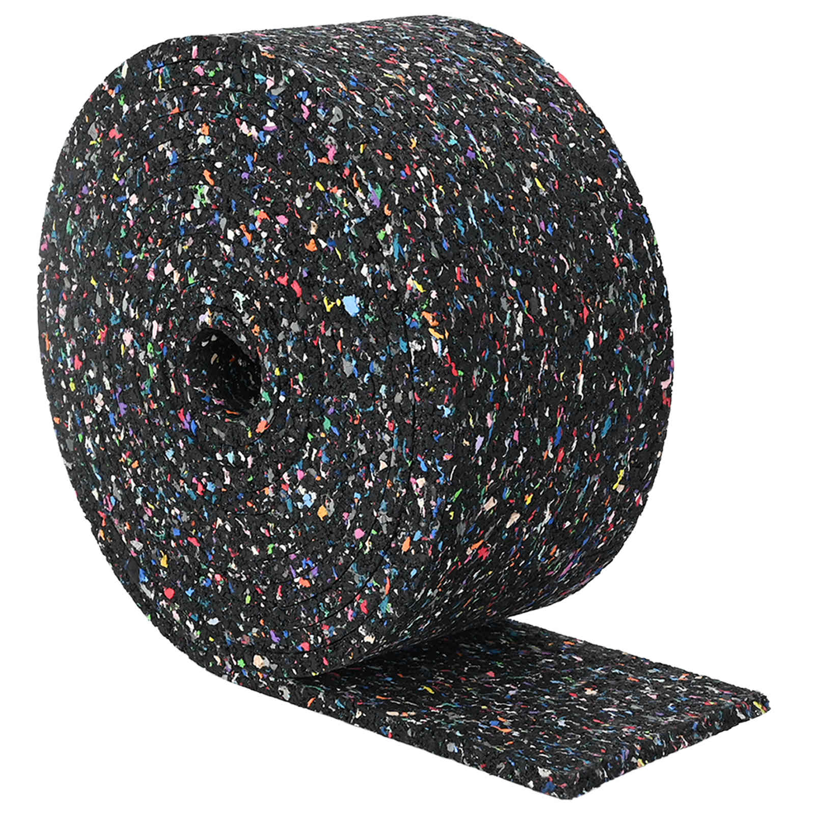 Rubbergranulaatrol Zwart 1000 x 12 x 0,8 cm Rubber is nu te koop bij PeponiXL, paradijselijk wonen!
