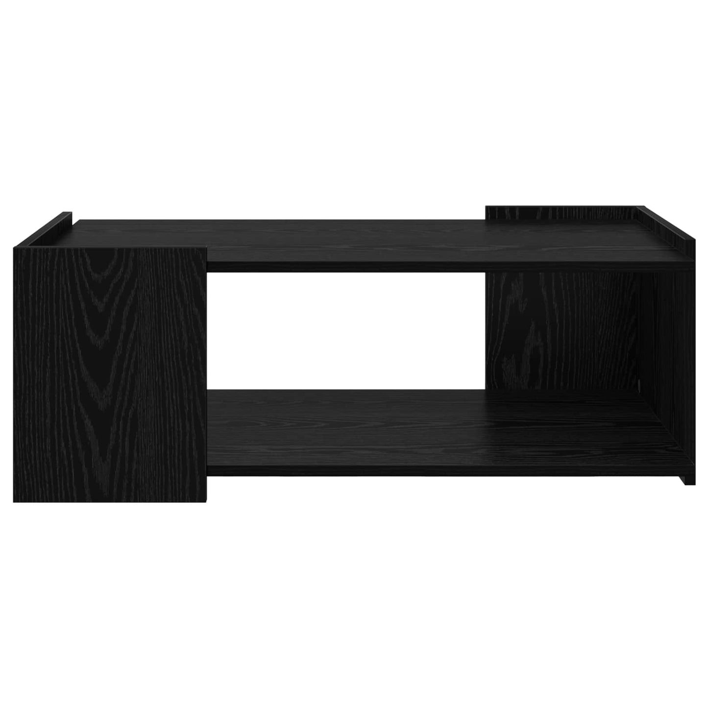 Salontafel Zwart eiken 90 x 50 x 33 cm Bewerkt hout is nu te koop bij PeponiXL, paradijselijk wonen!