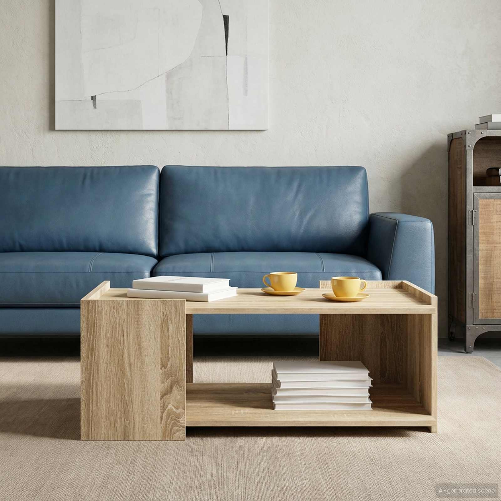 Salontafel Sonoma Eiken 90 x 50 x 33 cm Bewerkt hout is nu te koop bij PeponiXL, paradijselijk wonen!