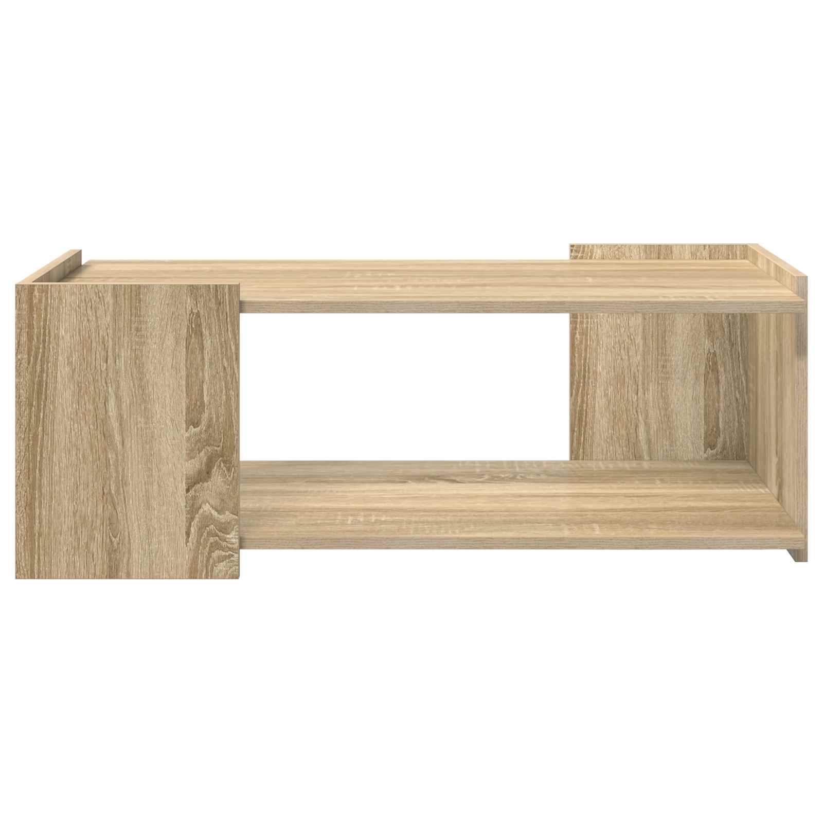 Salontafel Sonoma Eiken 90 x 50 x 33 cm Bewerkt hout is nu te koop bij PeponiXL, paradijselijk wonen!