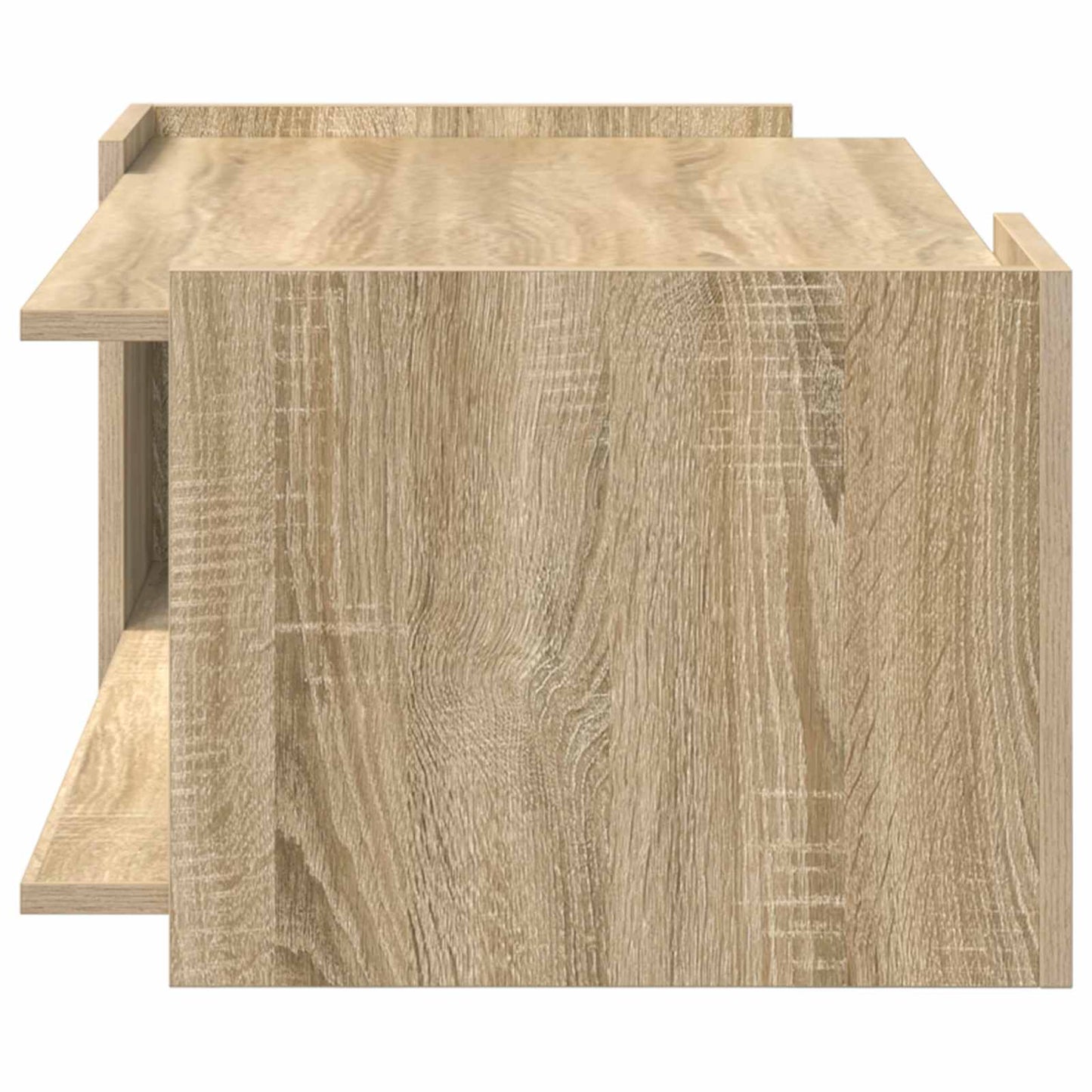 Salontafel Sonoma Eiken 90 x 50 x 33 cm Bewerkt hout is nu te koop bij PeponiXL, paradijselijk wonen!