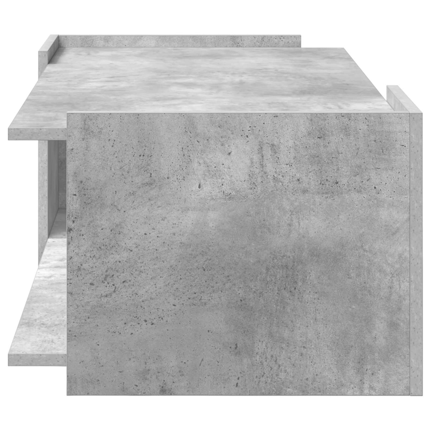 Salontafel Betongrijs 90 x 50 x 33 cm Bewerkt hout is nu te koop bij PeponiXL, paradijselijk wonen!
