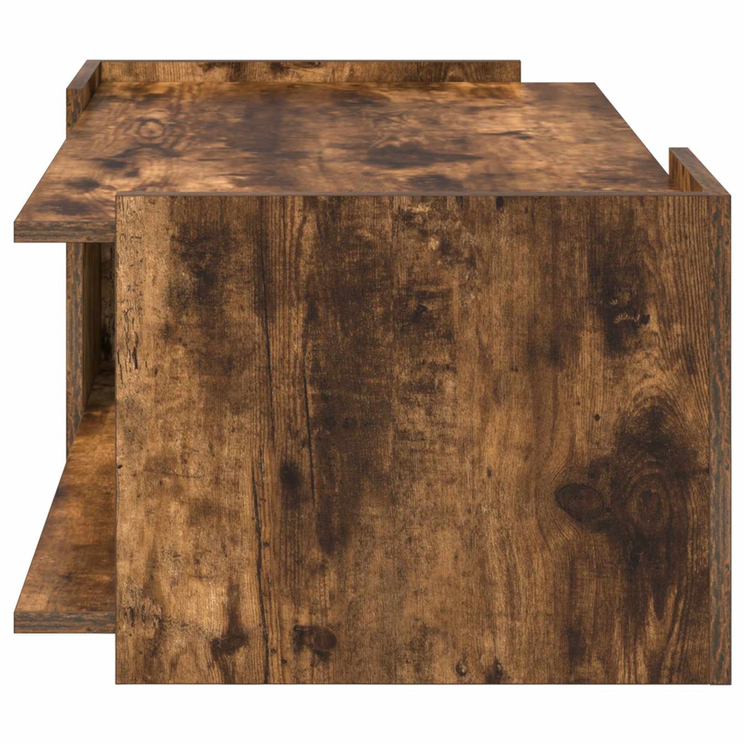 Salontafel Gerookt eiken 90 x 50 x 33 cm Bewerkt hout is nu te koop bij PeponiXL, paradijselijk wonen!