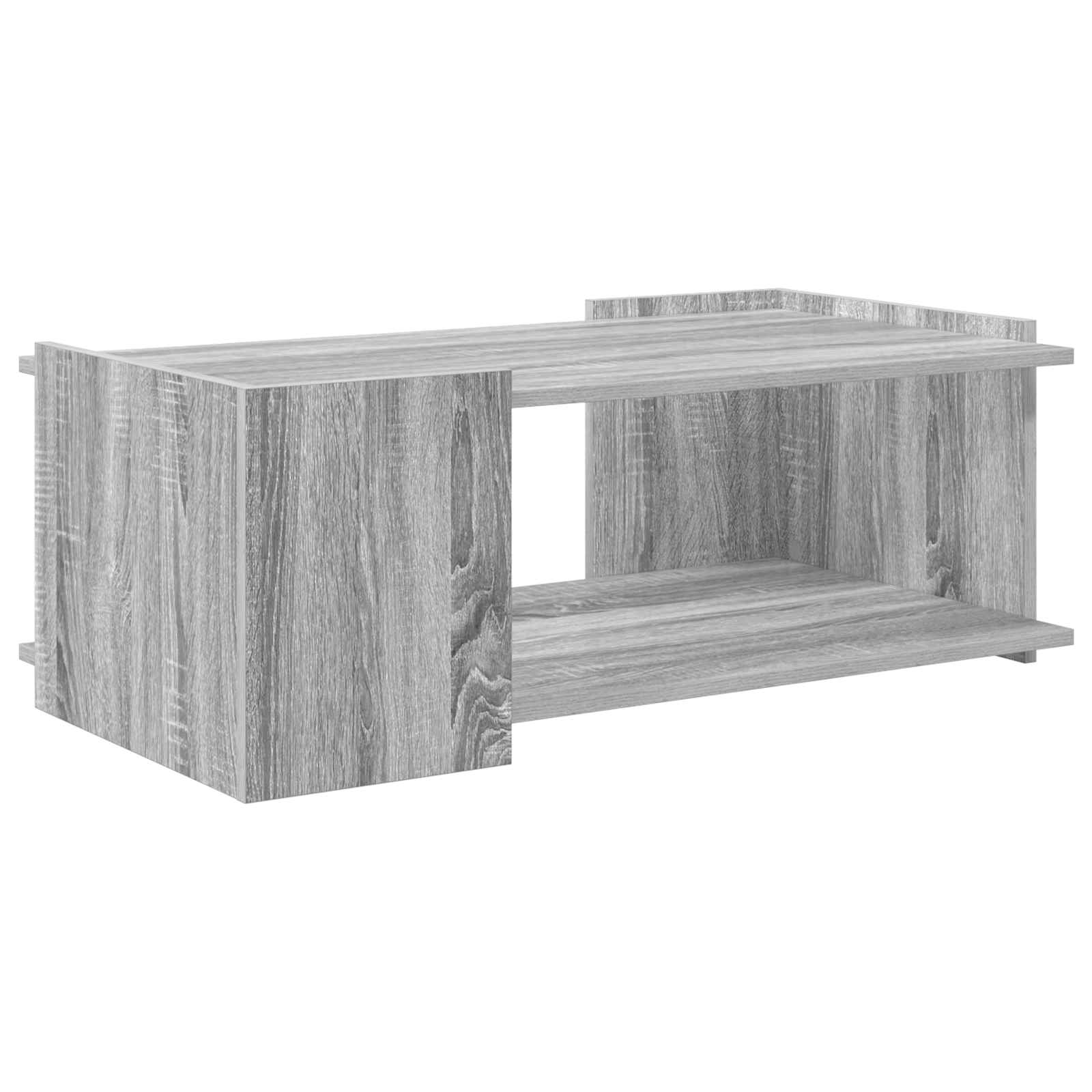 Salontafel Grijs sonoma 90 x 50 x 33 cm Bewerkt hout is nu te koop bij PeponiXL, paradijselijk wonen!