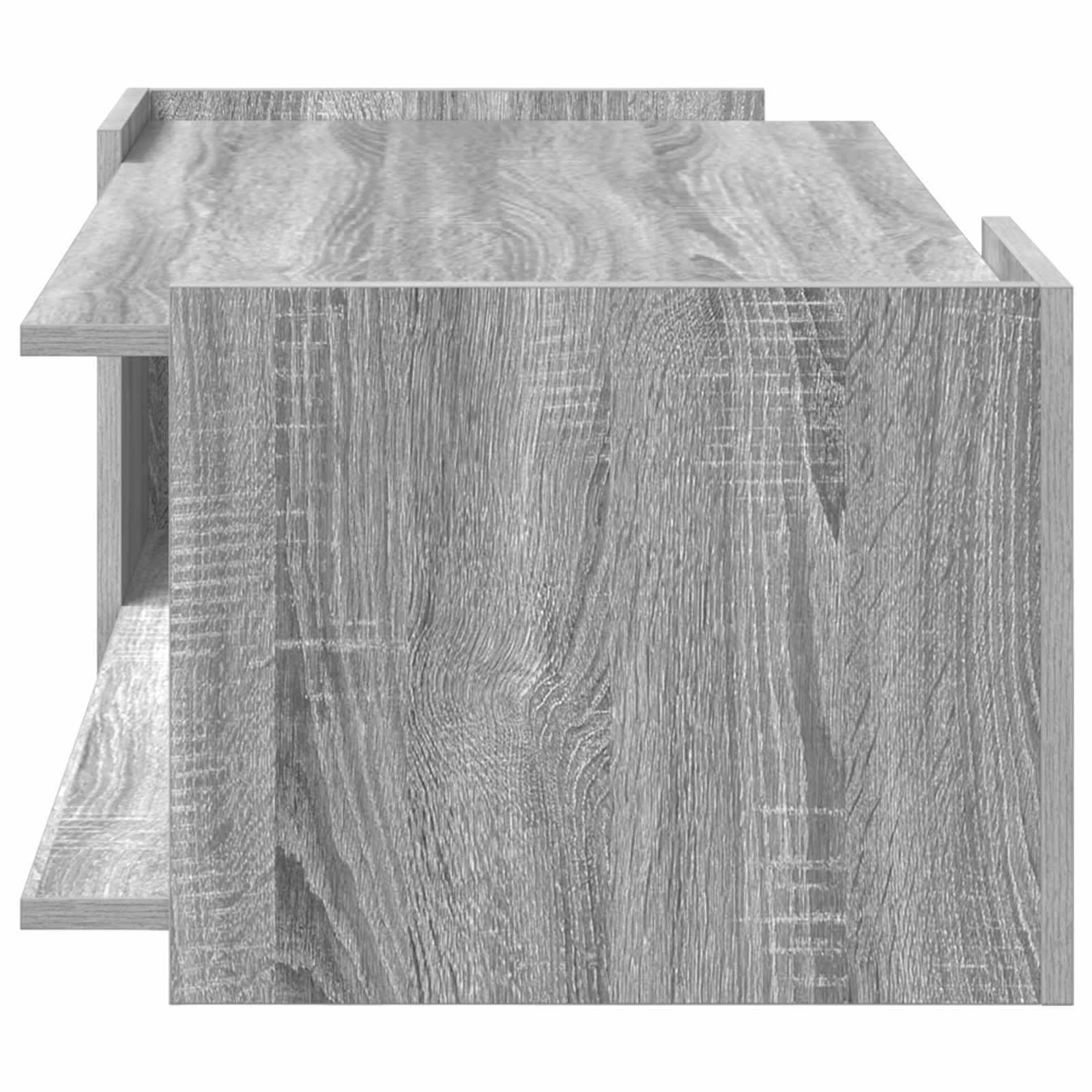 Salontafel Grijs sonoma 90 x 50 x 33 cm Bewerkt hout is nu te koop bij PeponiXL, paradijselijk wonen!