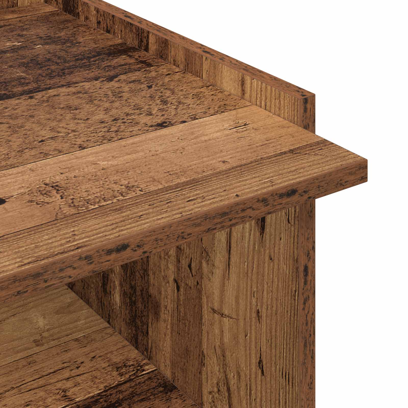 Salontafel Oud hout 90 x 50 x 33 cm Bewerkt hout is nu te koop bij PeponiXL, paradijselijk wonen!