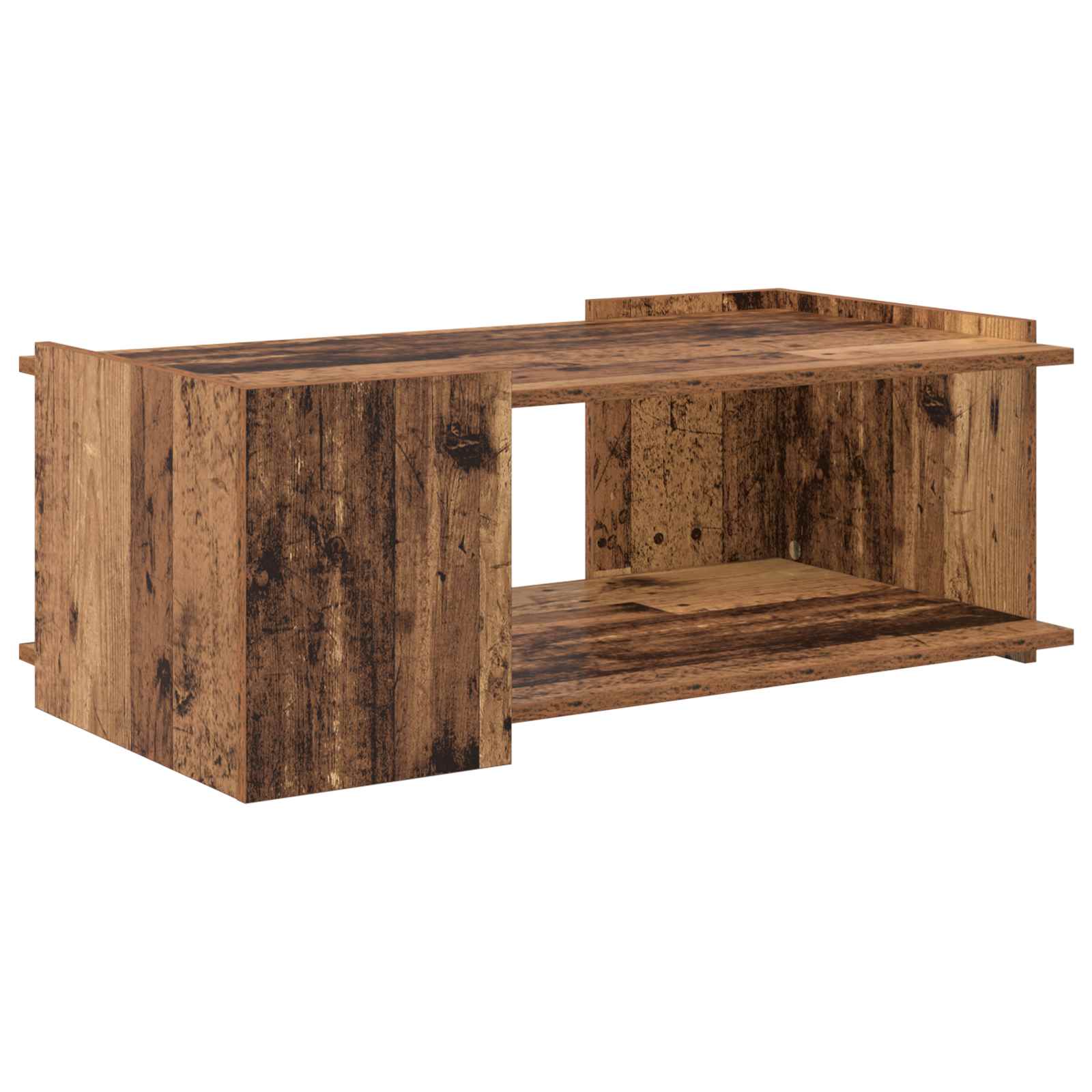 Salontafel Oud hout 90 x 50 x 33 cm Bewerkt hout is nu te koop bij PeponiXL, paradijselijk wonen!