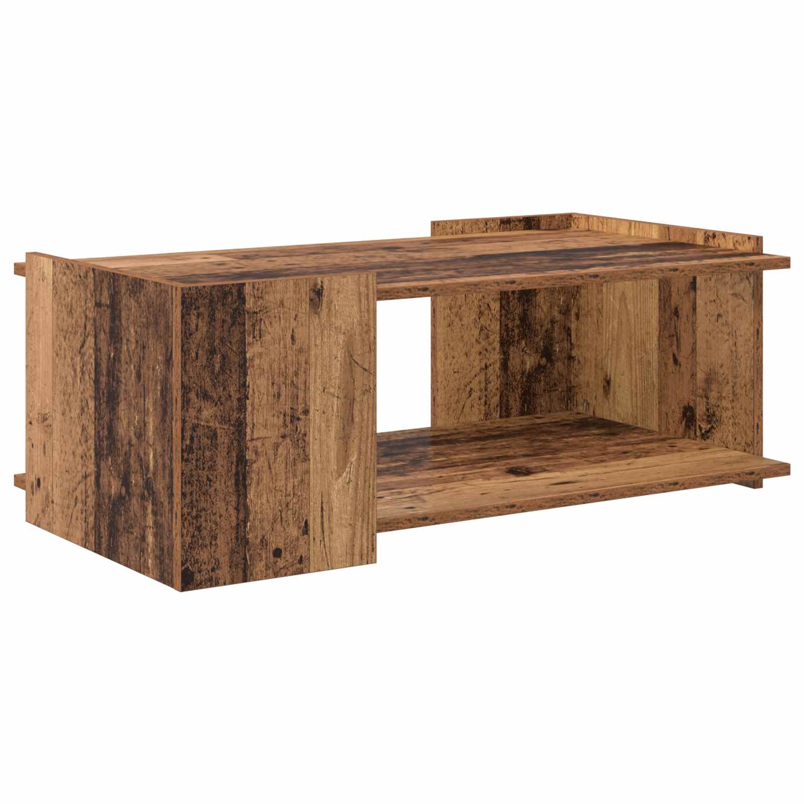 Salontafel Oud hout 90 x 50 x 33 cm Bewerkt hout is nu te koop bij PeponiXL, paradijselijk wonen!