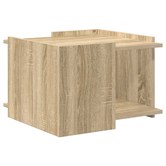 Salontafel Sonoma Eiken 50,5 x 50 x 33 cm Bewerkt hout is nu te koop bij PeponiXL, paradijselijk wonen!