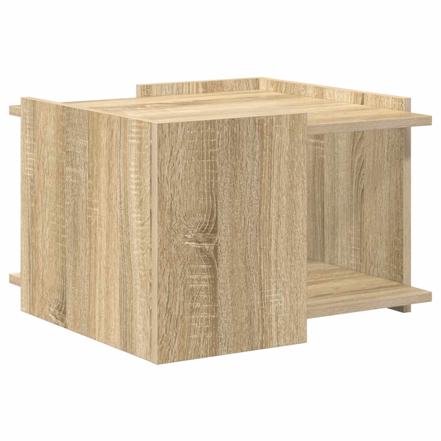 Salontafel Sonoma Eiken 50,5 x 50 x 33 cm Bewerkt hout is nu te koop bij PeponiXL, paradijselijk wonen!