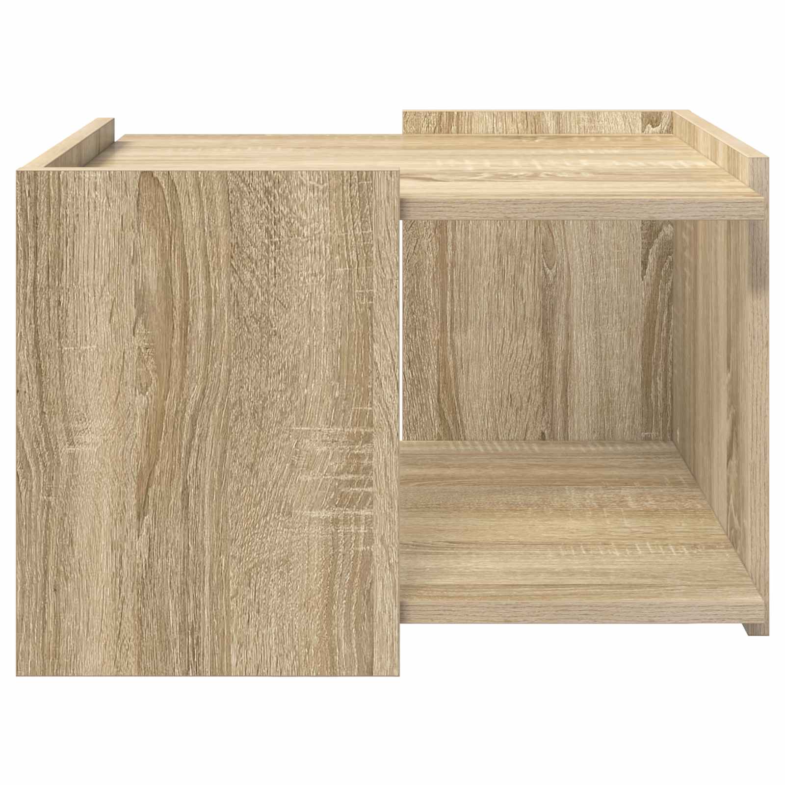 Salontafel Sonoma Eiken 50,5 x 50 x 33 cm Bewerkt hout is nu te koop bij PeponiXL, paradijselijk wonen!