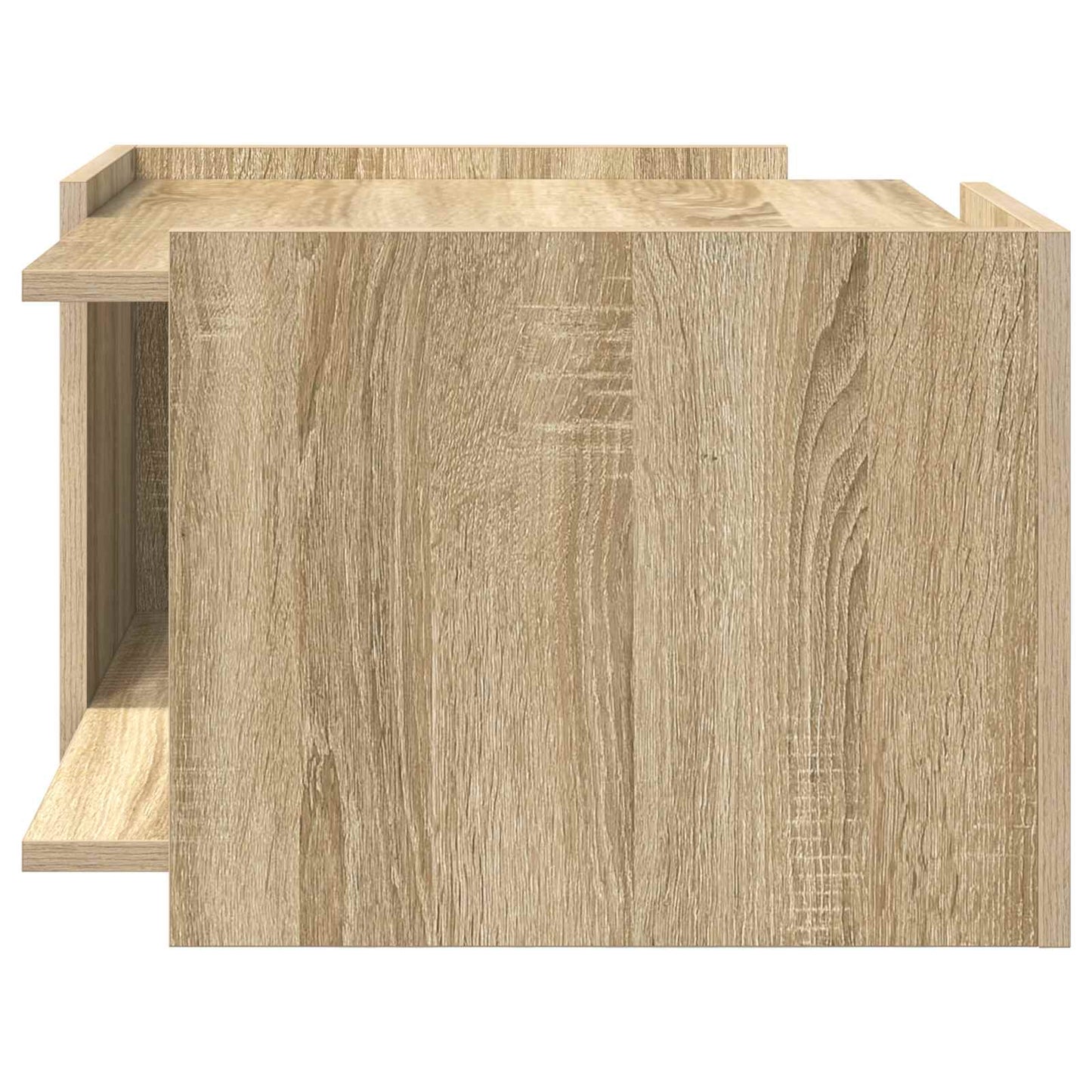 Salontafel Sonoma Eiken 50,5 x 50 x 33 cm Bewerkt hout is nu te koop bij PeponiXL, paradijselijk wonen!