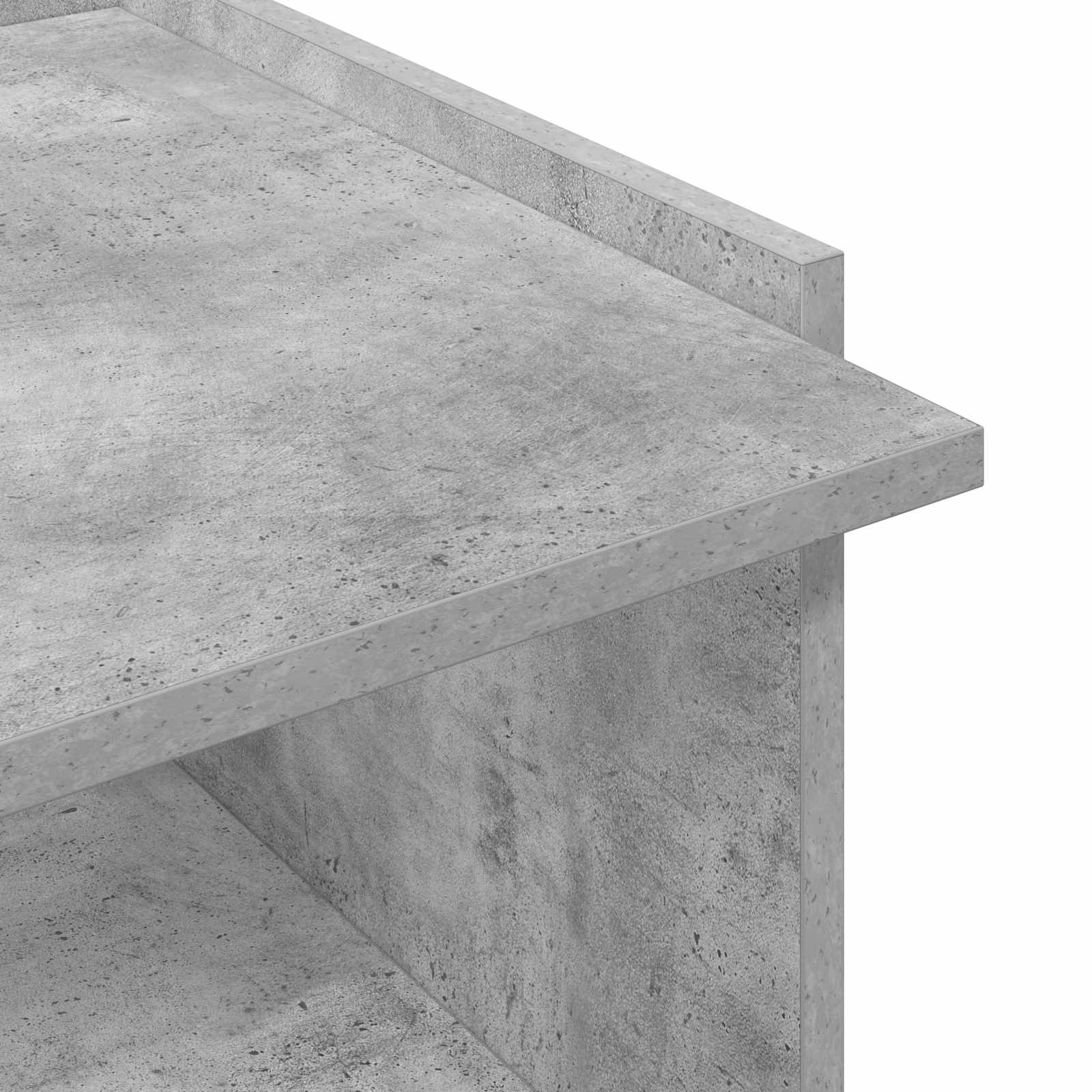 Salontafel Betongrijs 50,5 x 50 x 33 cm Bewerkt hout is nu te koop bij PeponiXL, paradijselijk wonen!