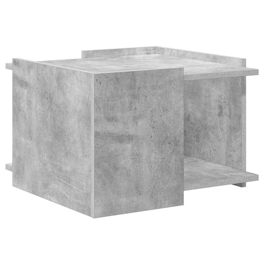 Salontafel Betongrijs 50,5 x 50 x 33 cm Bewerkt hout is nu te koop bij PeponiXL, paradijselijk wonen!