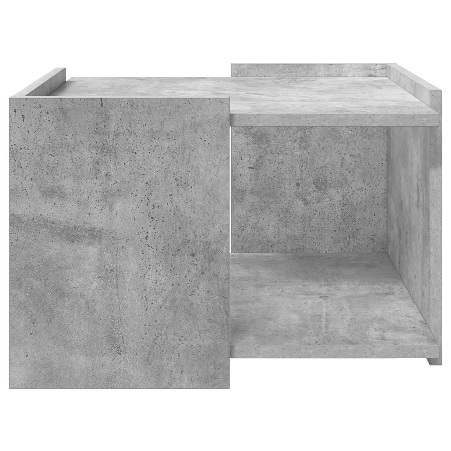 Salontafel Betongrijs 50,5 x 50 x 33 cm Bewerkt hout is nu te koop bij PeponiXL, paradijselijk wonen!