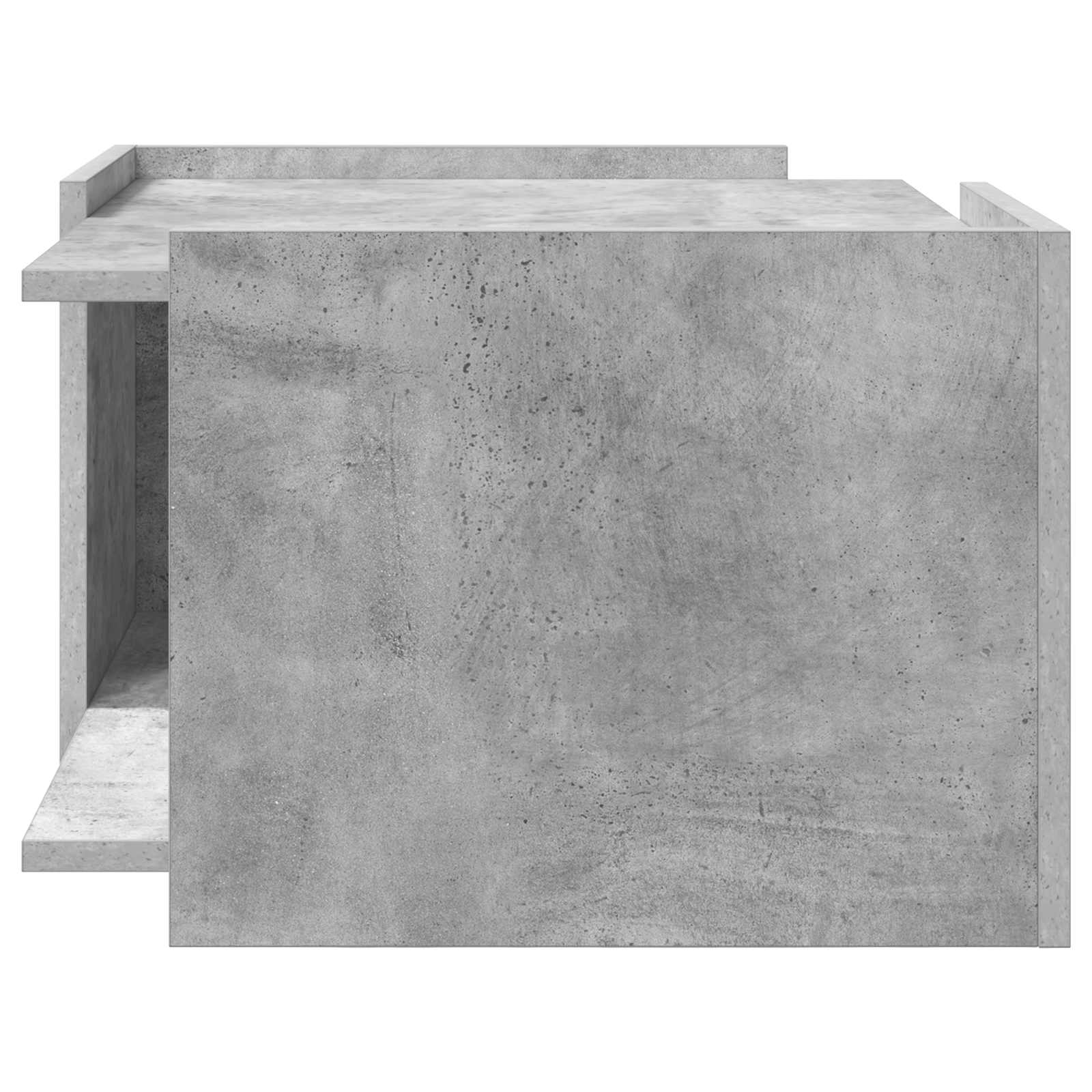 Salontafel Betongrijs 50,5 x 50 x 33 cm Bewerkt hout is nu te koop bij PeponiXL, paradijselijk wonen!
