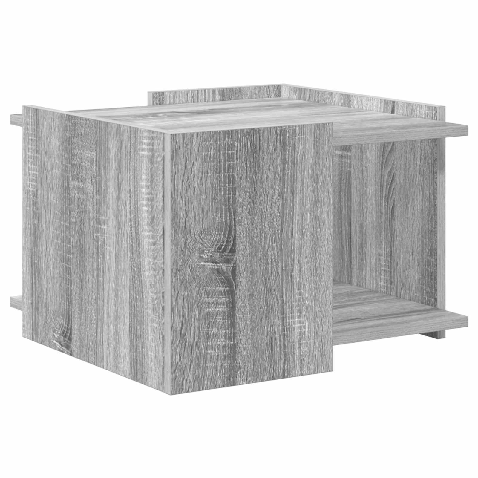 Salontafel Grijs sonoma 50,5 x 50 x 33 cm Bewerkt hout is nu te koop bij PeponiXL, paradijselijk wonen!