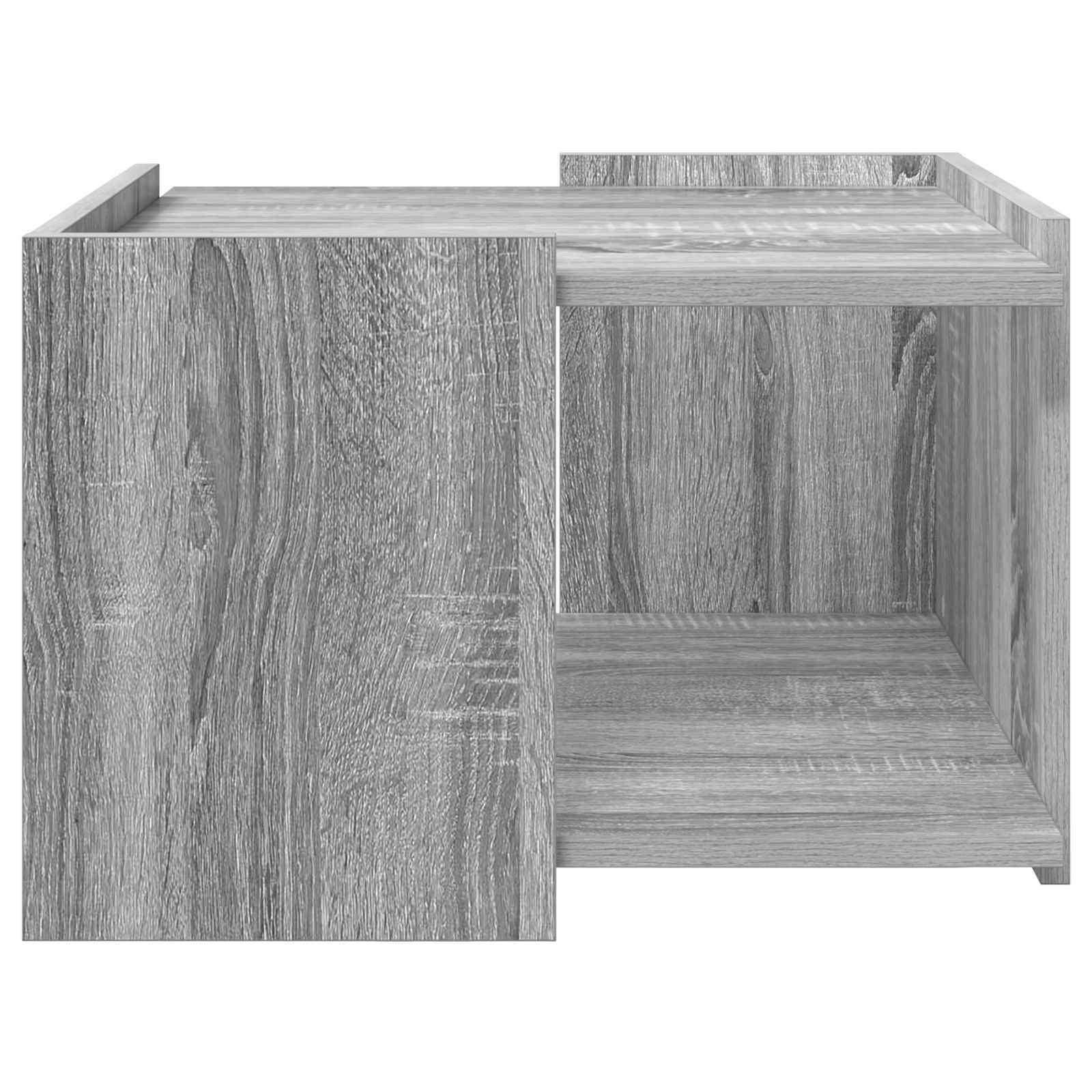 Salontafel Grijs sonoma 50,5 x 50 x 33 cm Bewerkt hout is nu te koop bij PeponiXL, paradijselijk wonen!