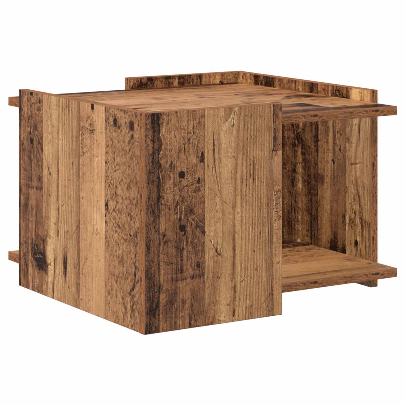 Salontafel Oud hout 50,5 x 50 x 33 cm Bewerkt hout is nu te koop bij PeponiXL, paradijselijk wonen!