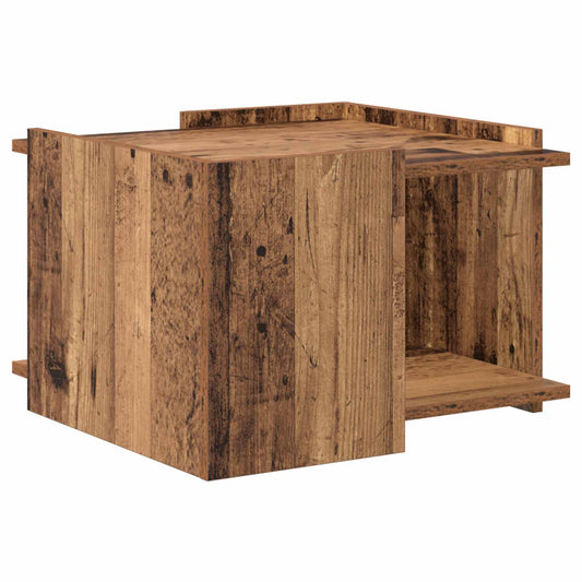 Salontafel Oud hout 50,5 x 50 x 33 cm Bewerkt hout is nu te koop bij PeponiXL, paradijselijk wonen!