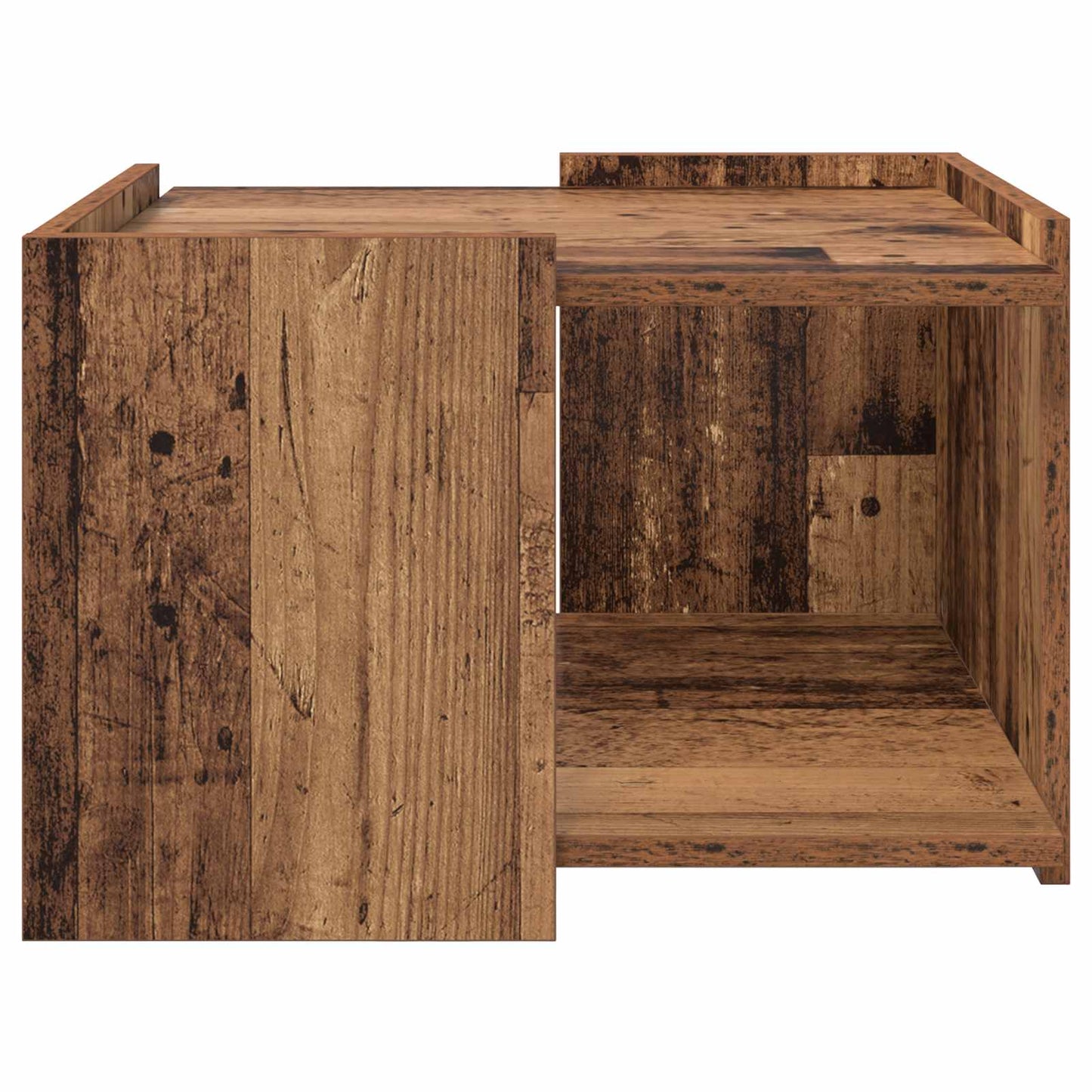 Salontafel Oud hout 50,5 x 50 x 33 cm Bewerkt hout is nu te koop bij PeponiXL, paradijselijk wonen!