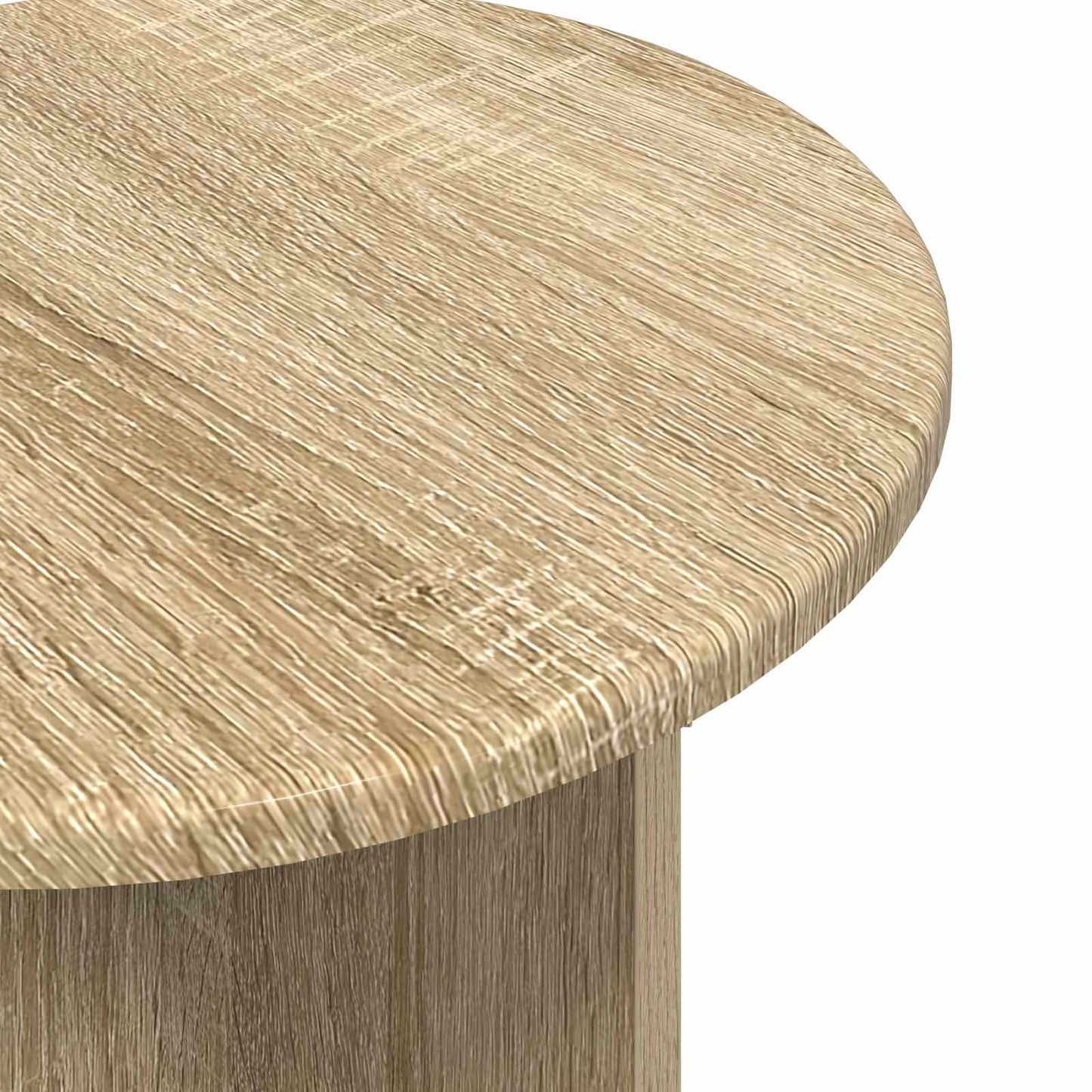 Bijzettafelset met opslag 2 pcs Sonoma Eiken Bewerkt hout is nu te koop bij PeponiXL, paradijselijk wonen!