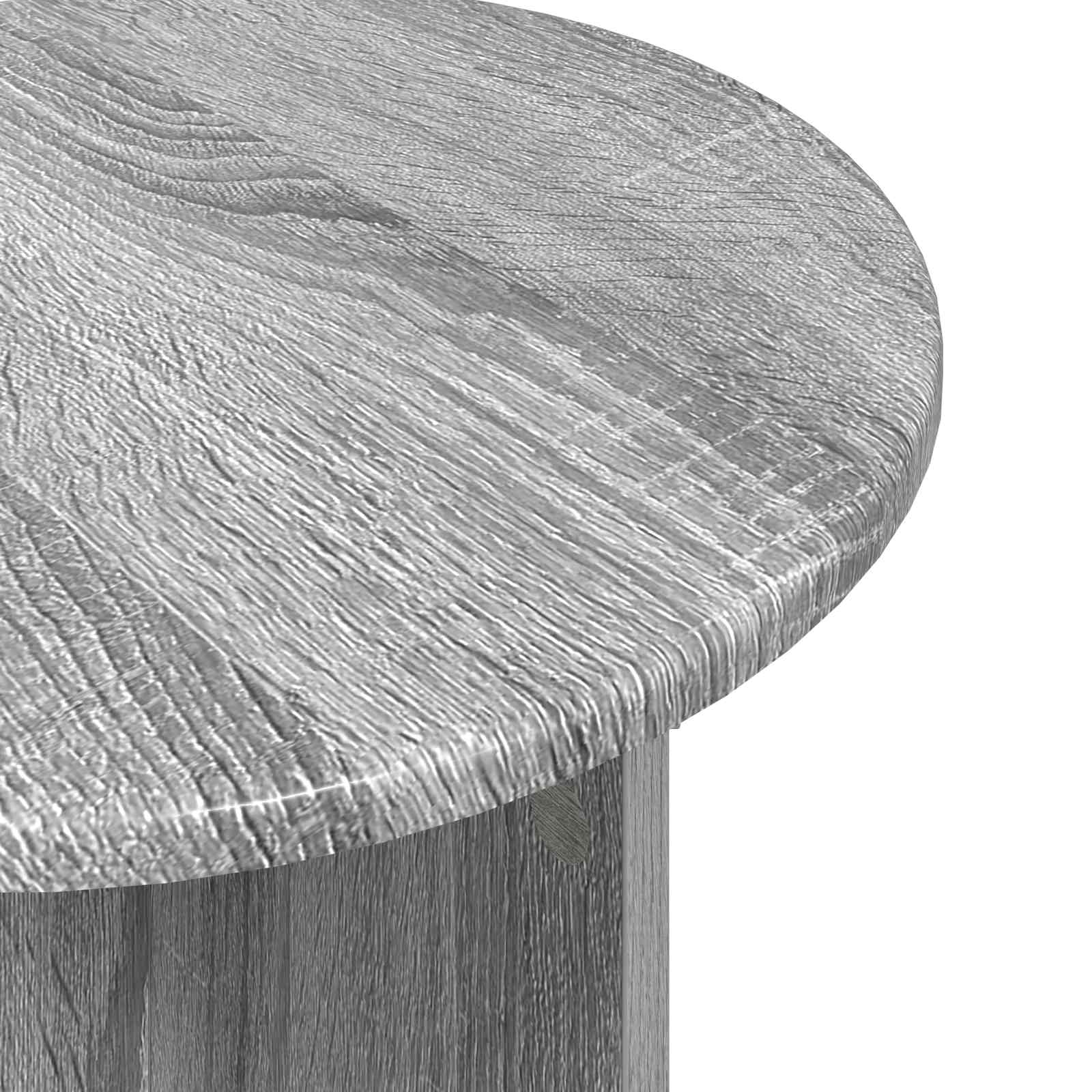 Bijzettafelset met opslag 2 pcs Grijs sonoma Bewerkt hout is nu te koop bij PeponiXL, paradijselijk wonen!